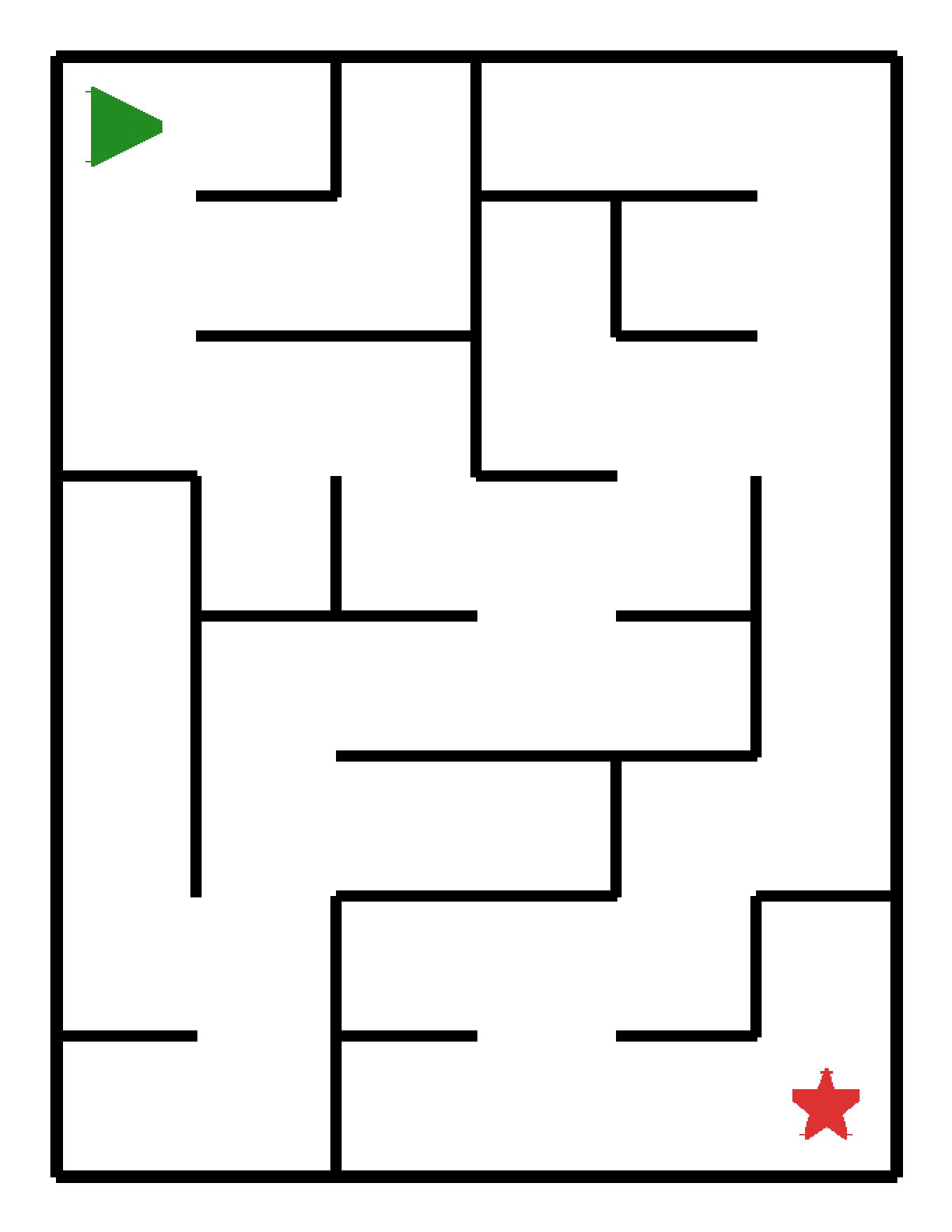 Labyrinth-Rätsel Labyrinth (mittel) für Kleinkinder aus der Kategorie Labyrinth - kostenlos ausdrucken