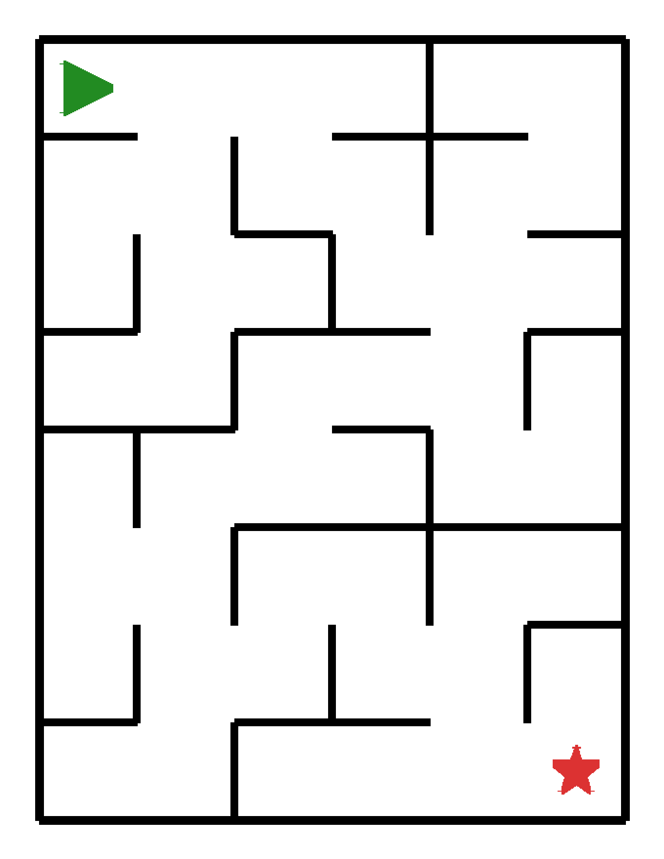 Labyrinth-Rätsel Labyrinth (mittel) für Kleinkinder aus der Kategorie Labyrinth - kostenlos ausdrucken