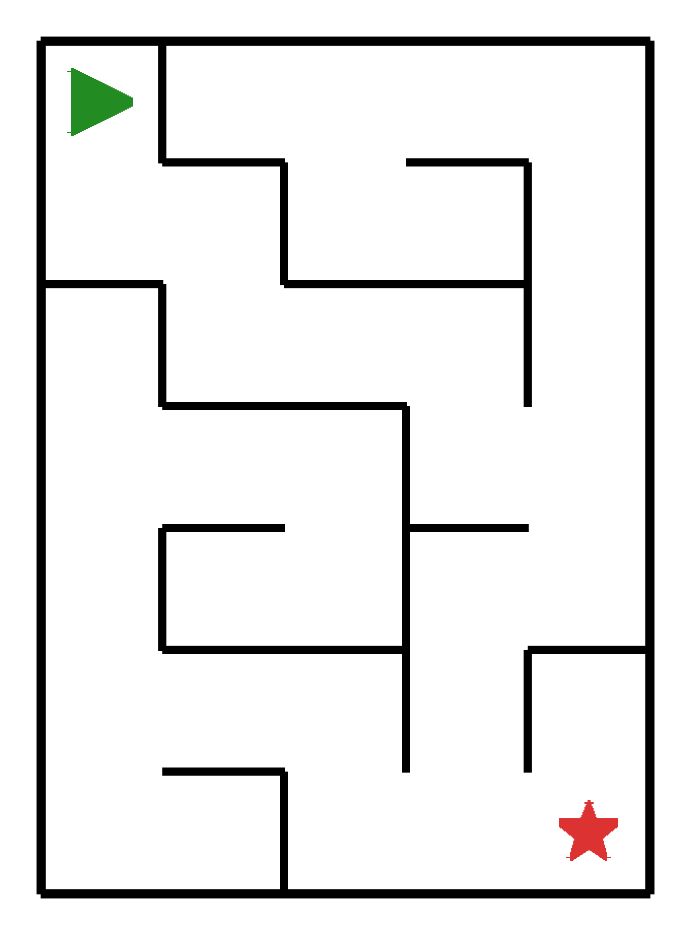 Labyrinth-Rätsel Labyrinth (leicht) für Kleinkinder aus der Kategorie Labyrinth - kostenlos ausdrucken