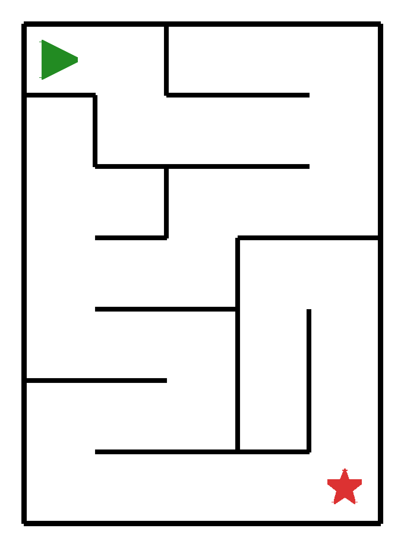 Labyrinth-Rätsel Labyrinth (leicht) für Kleinkinder aus der Kategorie Labyrinth - kostenlos ausdrucken