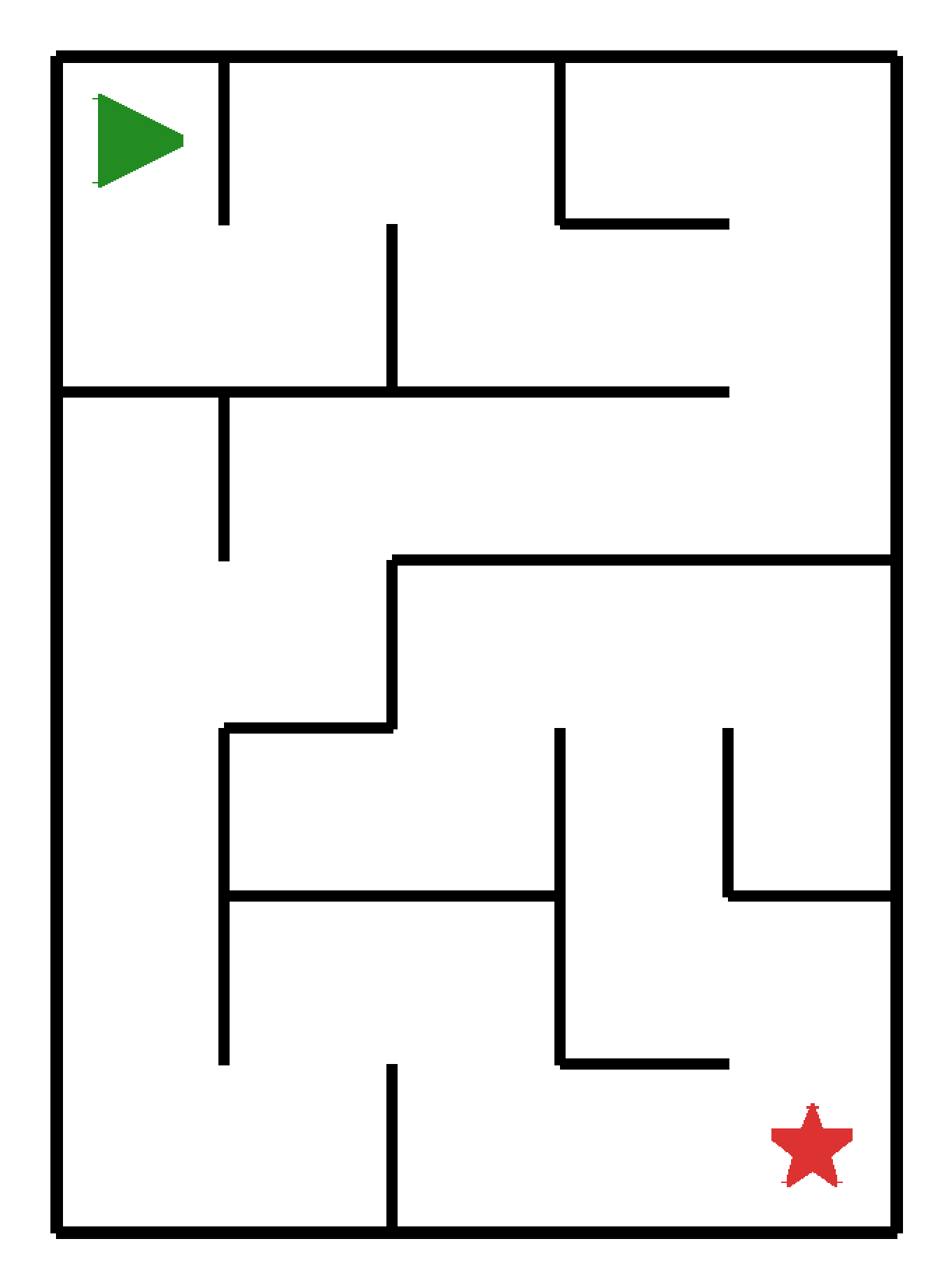 Labyrinth-Rätsel Labyrinth (leicht) für Kleinkinder aus der Kategorie Labyrinth - kostenlos ausdrucken