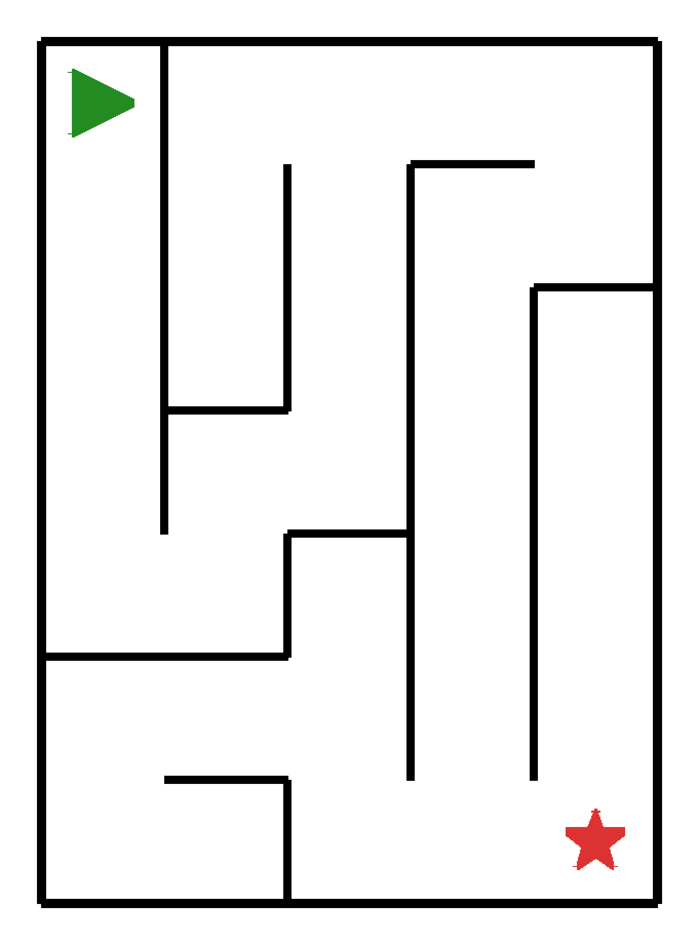 Labyrinth-Rätsel Labyrinth (leicht) für Kleinkinder aus der Kategorie Labyrinth - kostenlos ausdrucken