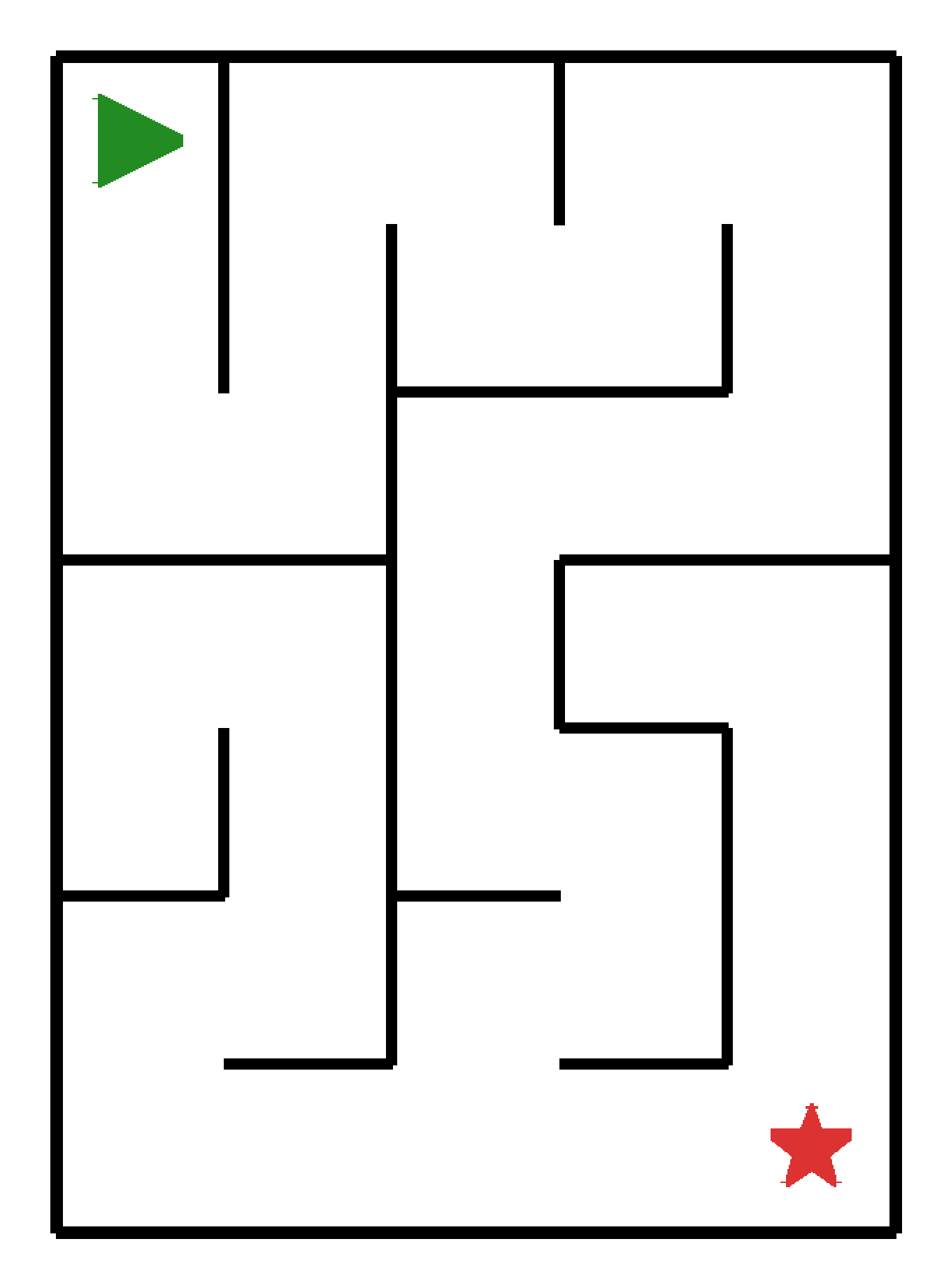 Labyrinth-Rätsel Labyrinth (leicht) für Kleinkinder aus der Kategorie Labyrinth - kostenlos ausdrucken