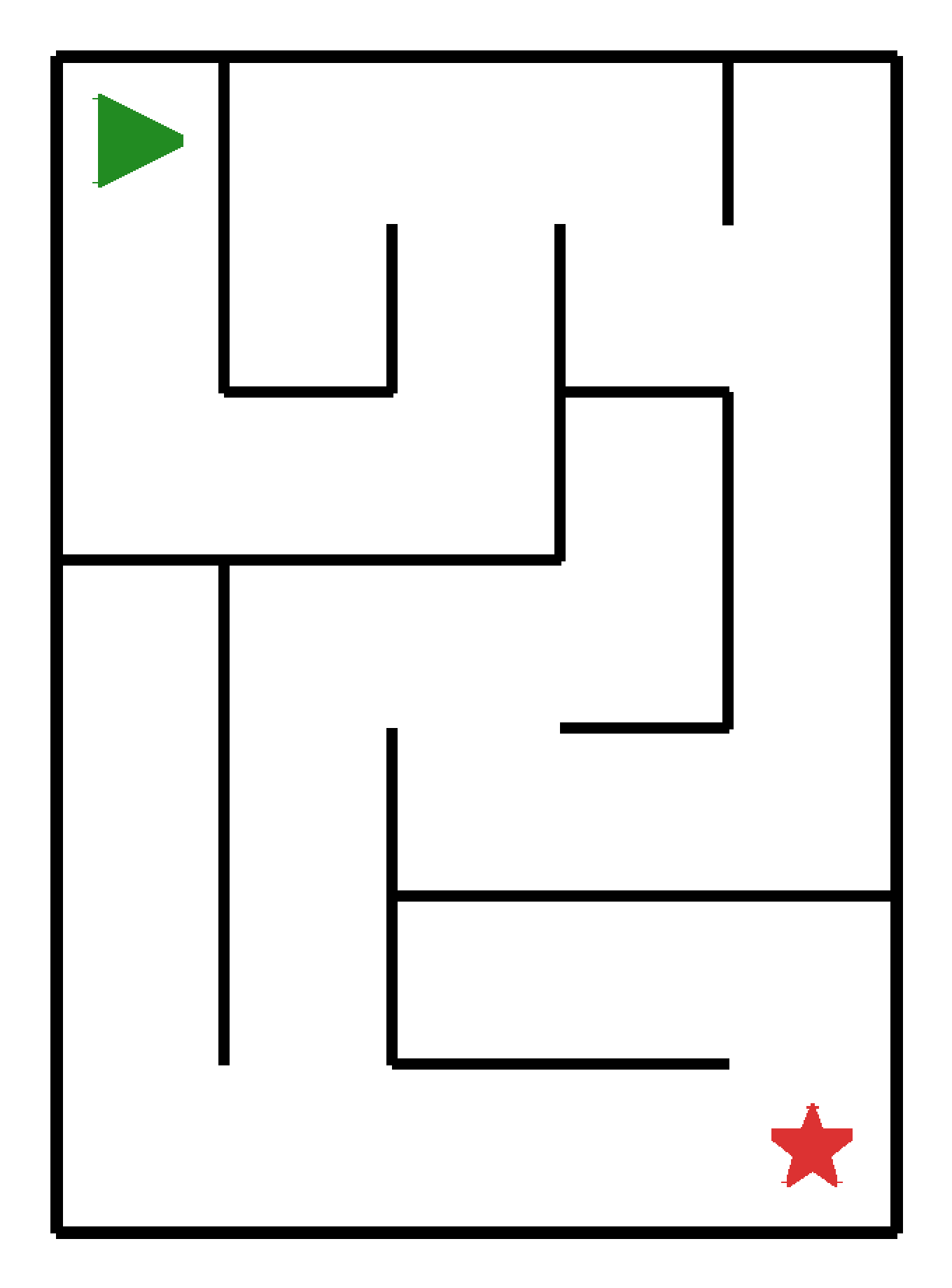 Labyrinth-Rätsel Labyrinth (leicht) für Kleinkinder aus der Kategorie Labyrinth - kostenlos ausdrucken