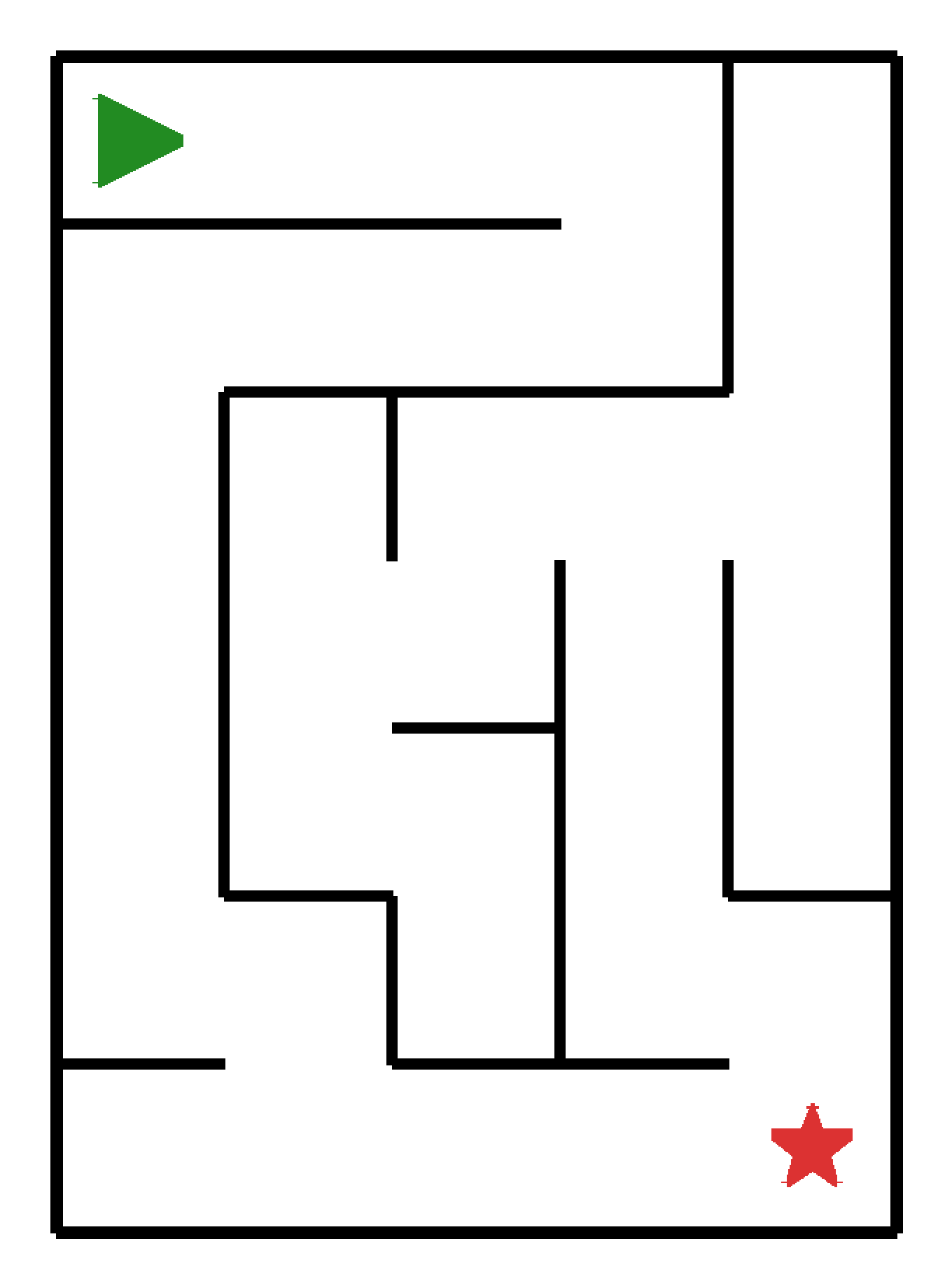 Labyrinth-Rätsel Labyrinth (leicht) für Kleinkinder aus der Kategorie Labyrinth - kostenlos ausdrucken