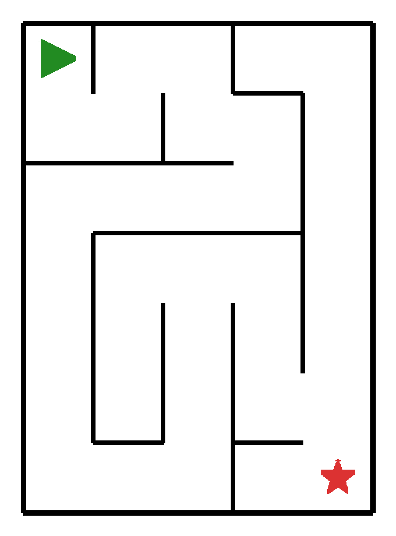 Labyrinth-Rätsel Labyrinth (leicht) für Kleinkinder aus der Kategorie Labyrinth - kostenlos ausdrucken