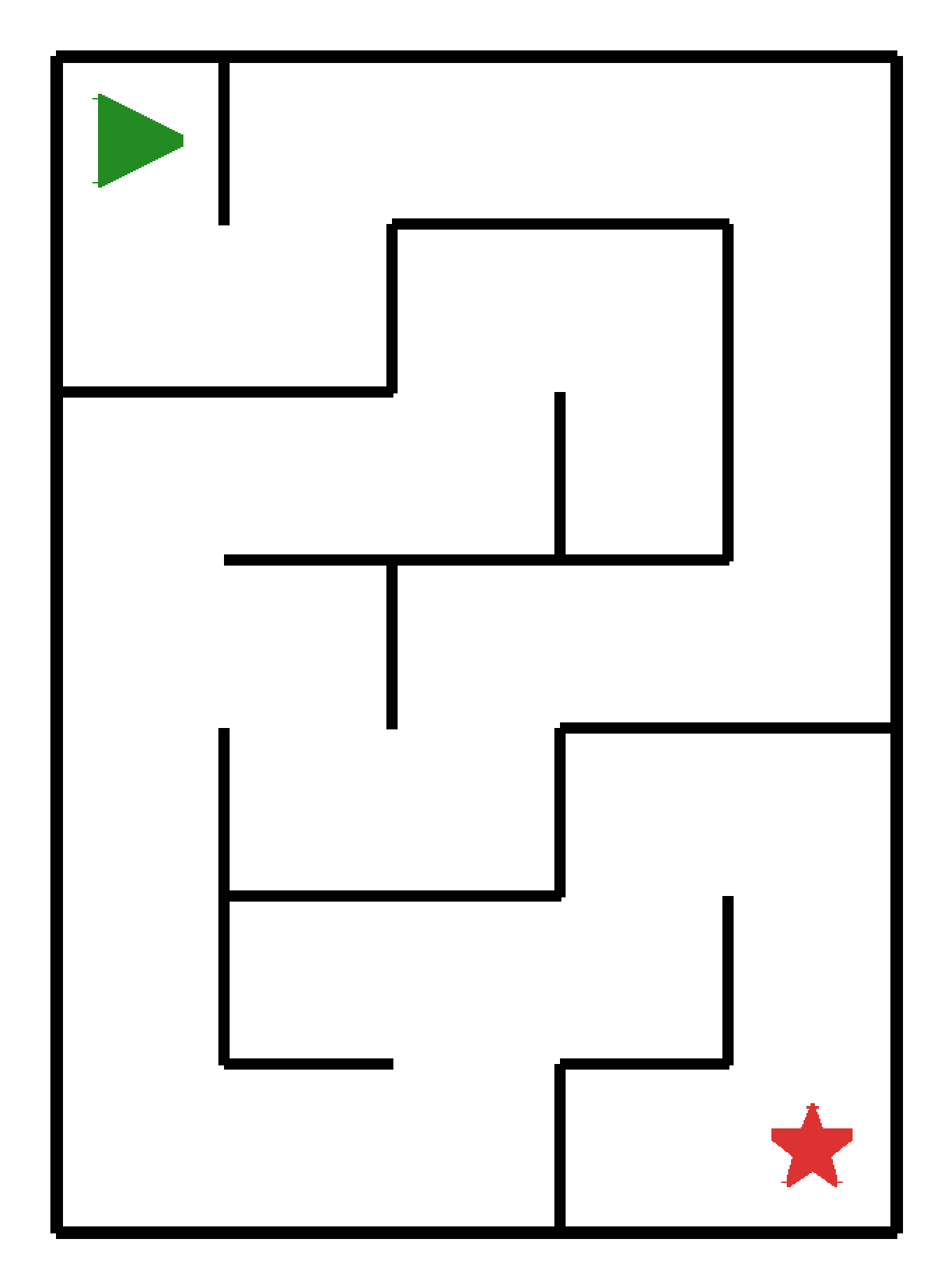 Labyrinth-Rätsel Labyrinth (leicht) für Kleinkinder aus der Kategorie Labyrinth - kostenlos ausdrucken