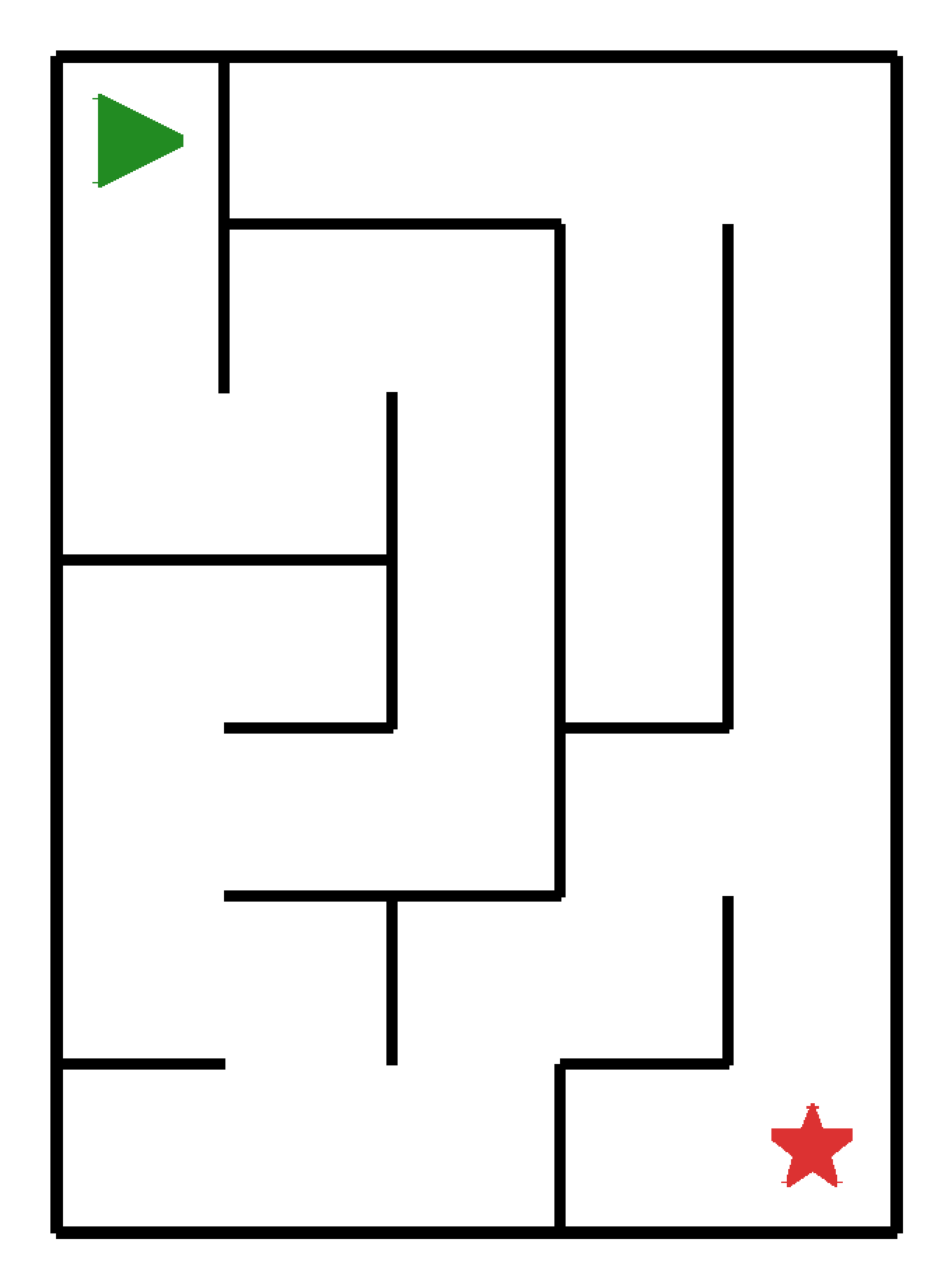 Labyrinth-Rätsel Labyrinth (leicht) für Kleinkinder aus der Kategorie Labyrinth - kostenlos ausdrucken