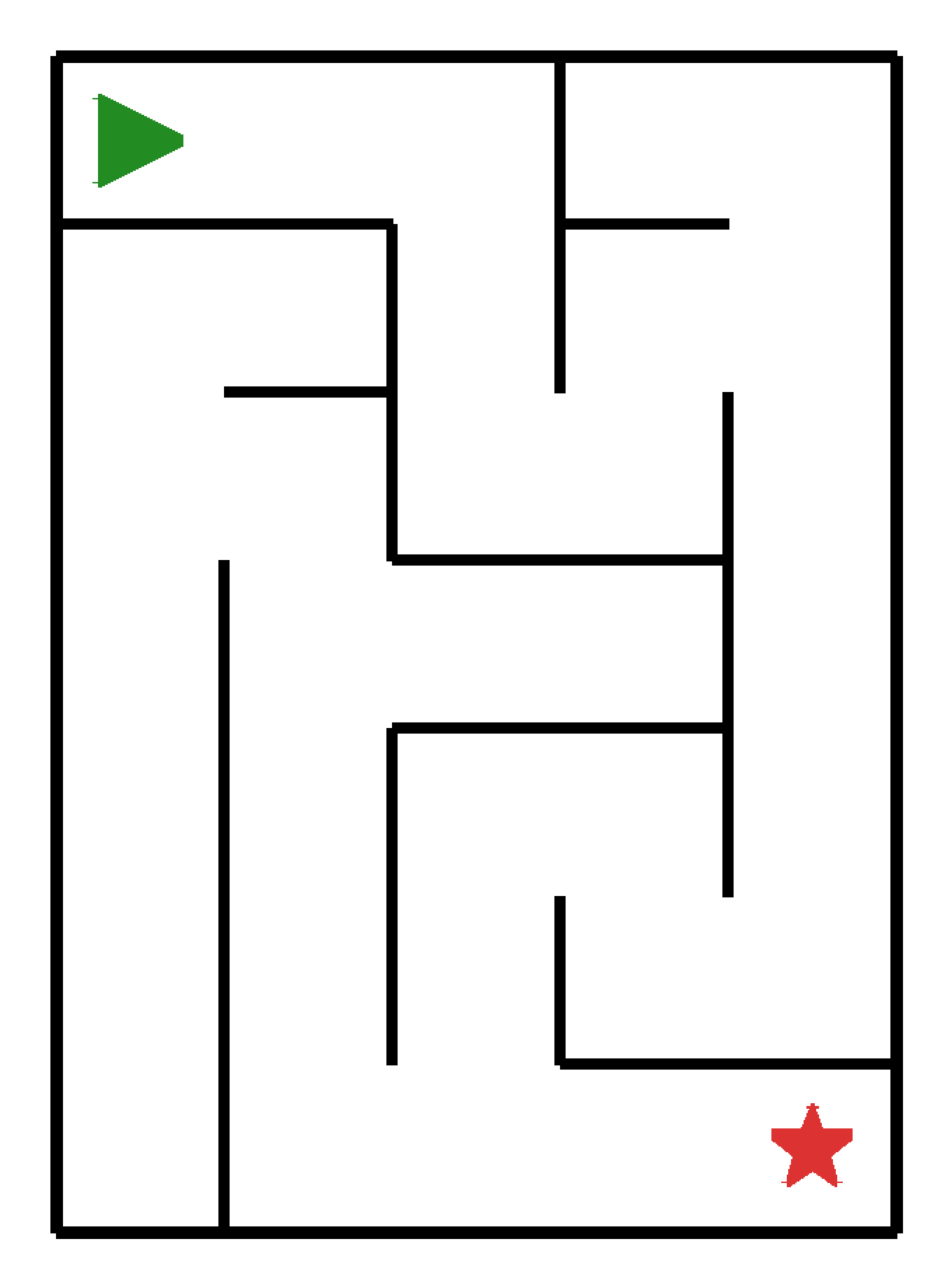 Labyrinth-Rätsel Labyrinth (leicht) für Kleinkinder aus der Kategorie Labyrinth - kostenlos ausdrucken