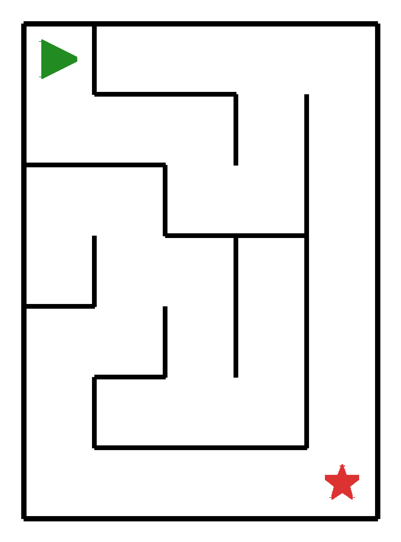 Labyrinth-Rätsel Labyrinth (leicht) für Kleinkinder aus der Kategorie Labyrinth - kostenlos ausdrucken