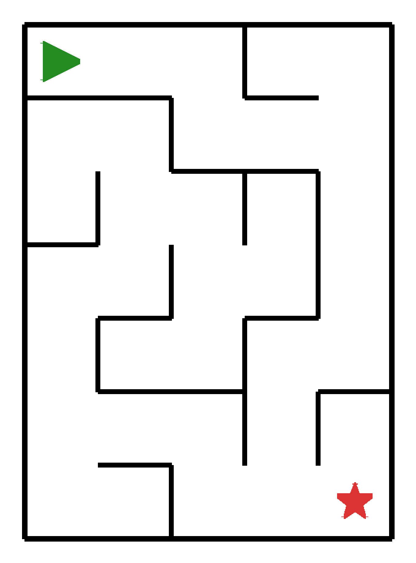 Labyrinth-Rätsel Labyrinth (leicht) für Kleinkinder aus der Kategorie Labyrinth - kostenlos ausdrucken
