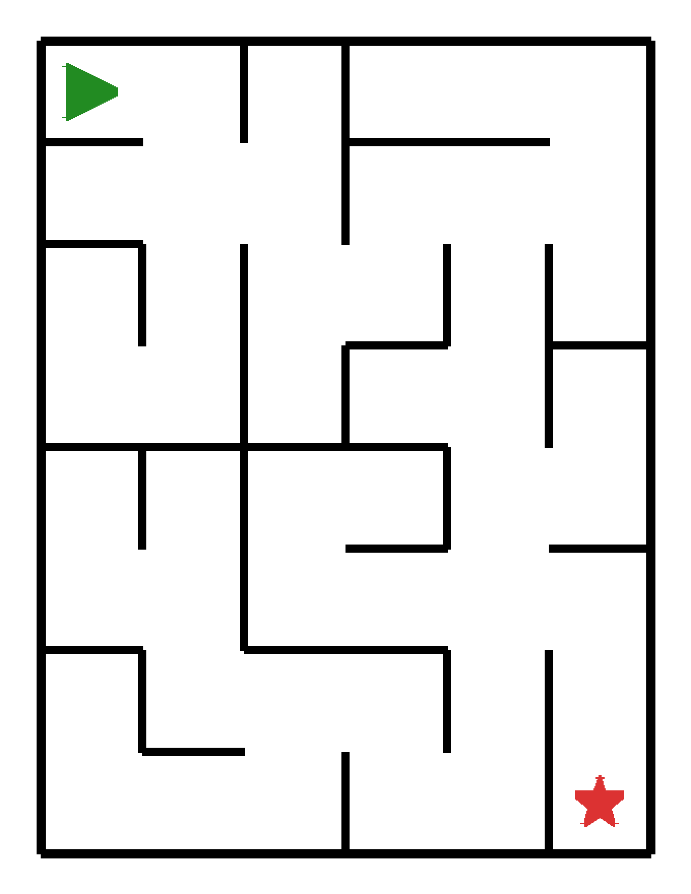 Labyrinth-Rätsel Labyrinth (mittel) für Kleinkinder aus der Kategorie Labyrinth - kostenlos ausdrucken