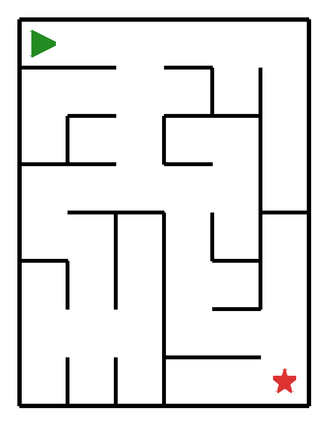 Labyrinth-Rätsel Labyrinth (mittel) für Kleinkinder aus der Kategorie Labyrinth - kostenlos ausdrucken