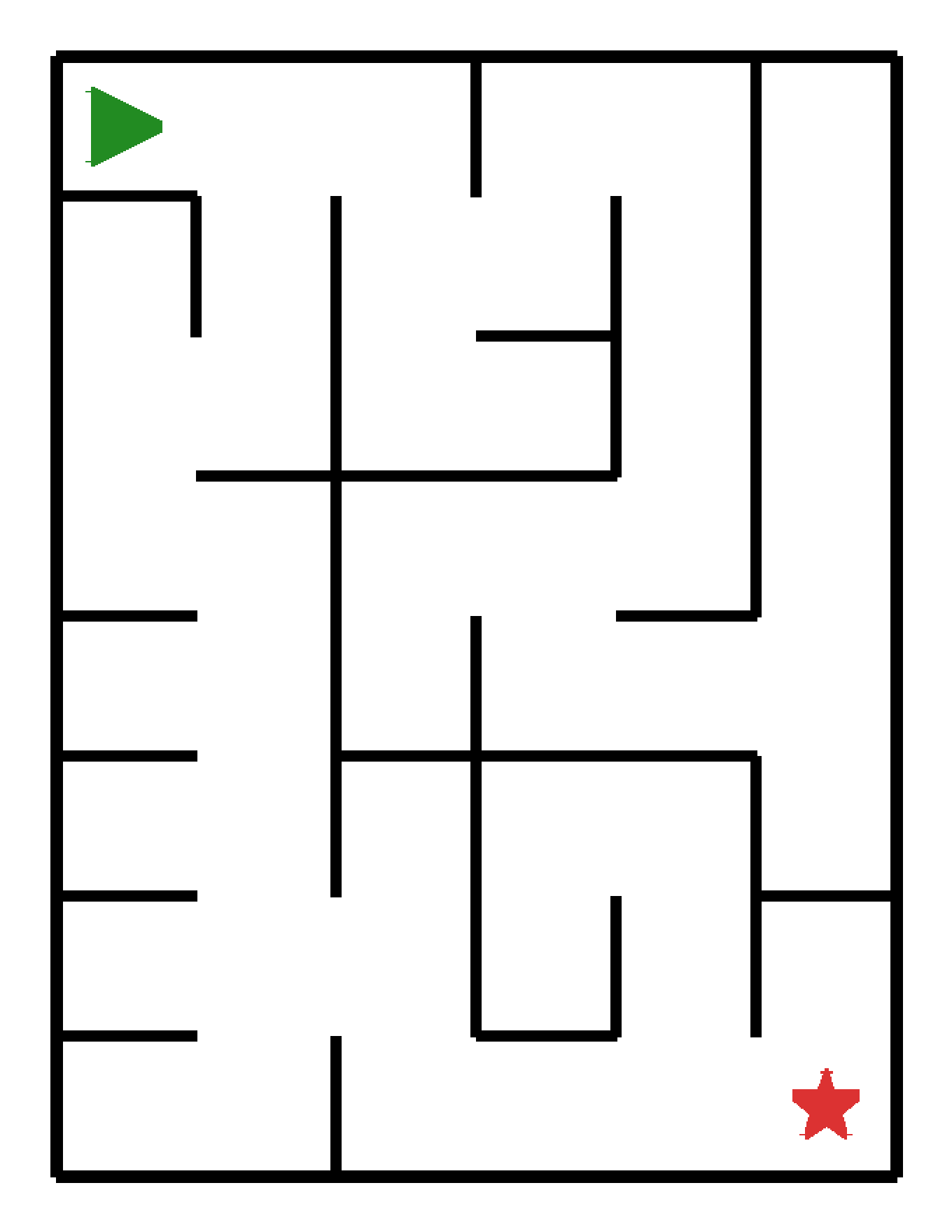 Labyrinth-Rätsel Labyrinth (mittel) für Kleinkinder aus der Kategorie Labyrinth - kostenlos ausdrucken