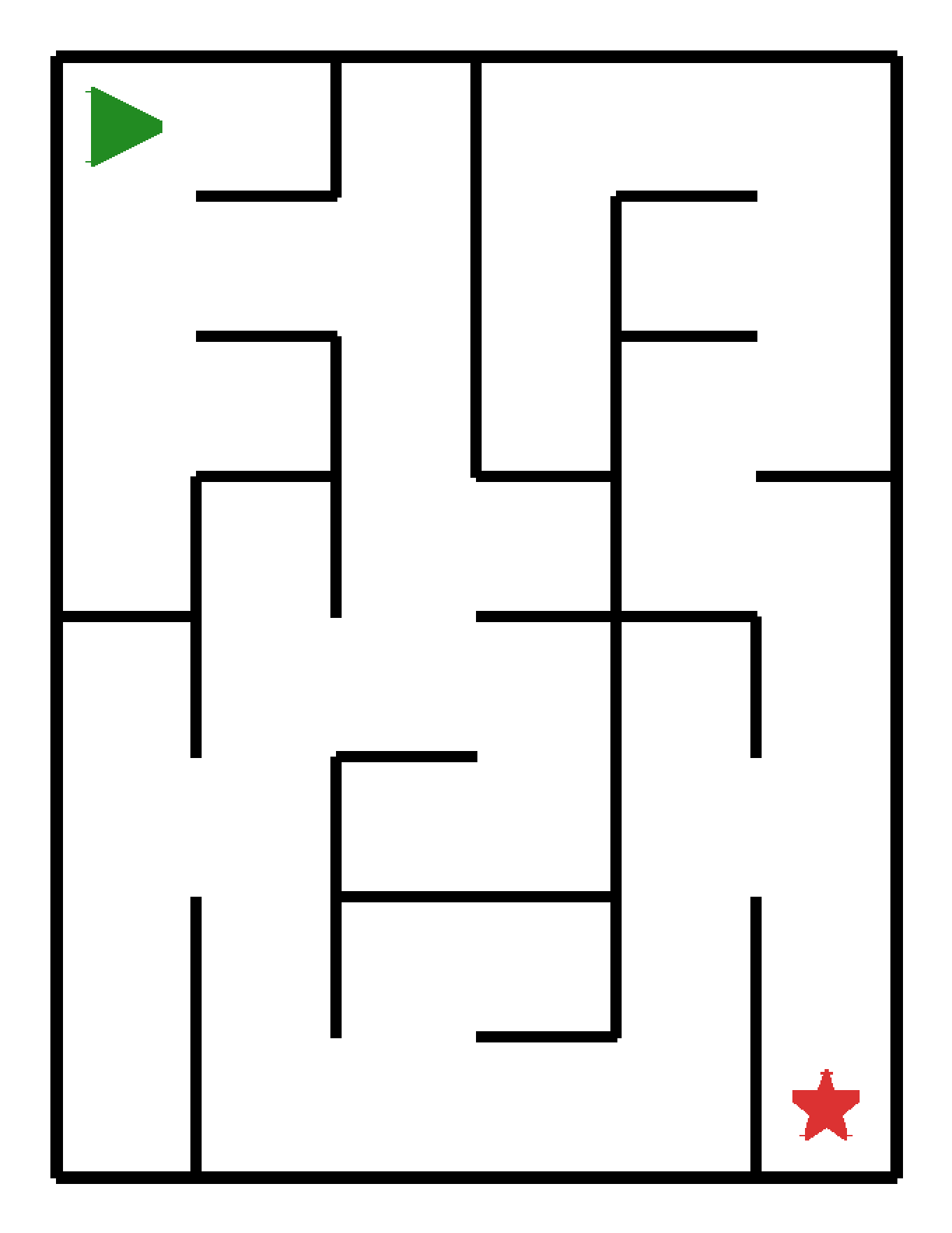 Labyrinth-Rätsel Labyrinth (mittel) für Kleinkinder aus der Kategorie Labyrinth - kostenlos ausdrucken