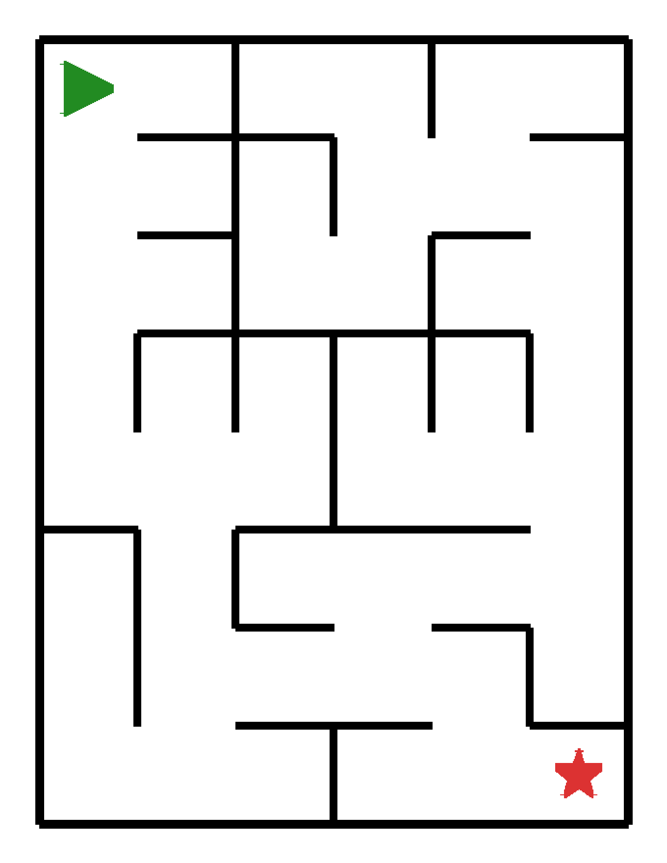 Labyrinth-Rätsel Labyrinth (mittel) für Kleinkinder aus der Kategorie Labyrinth - kostenlos ausdrucken