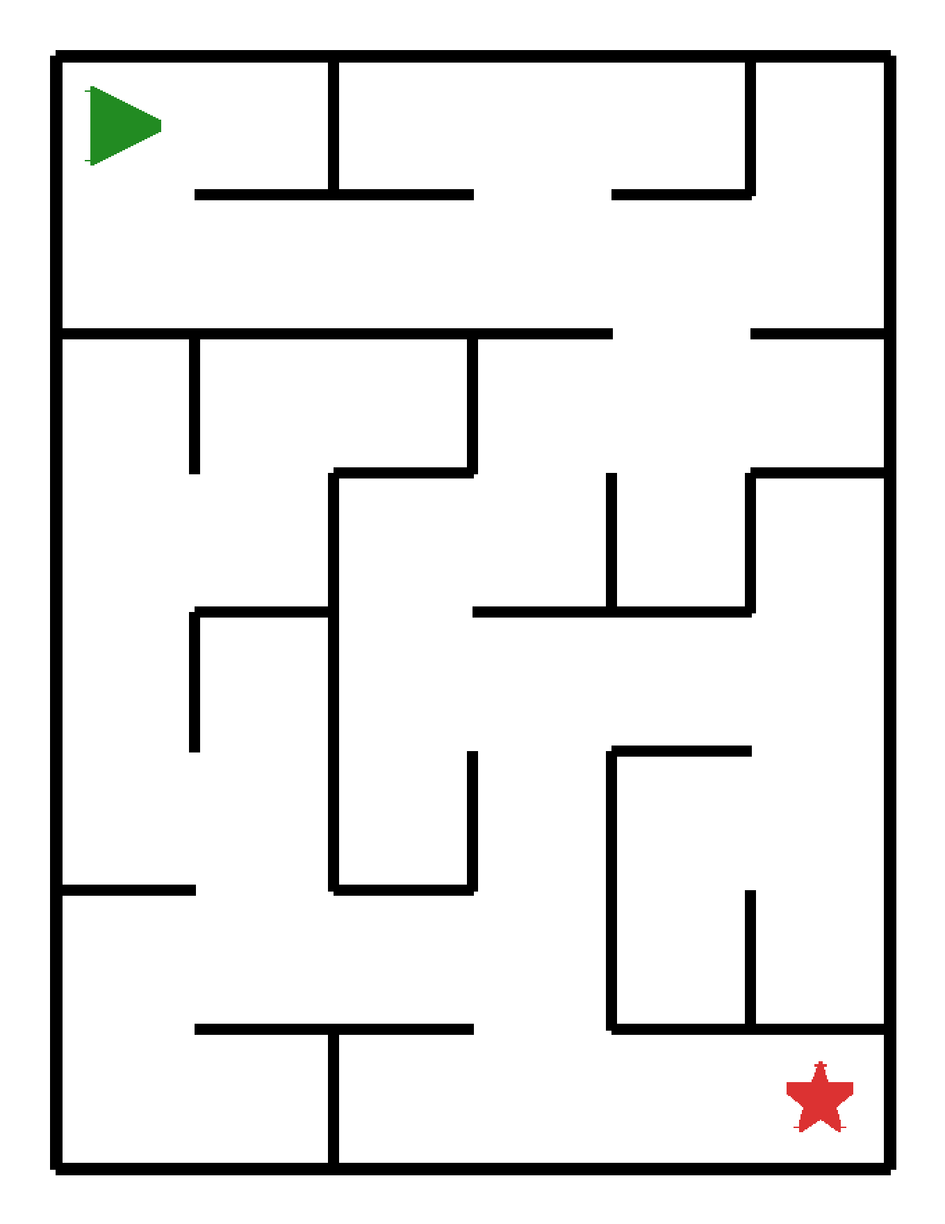 Labyrinth-Rätsel Labyrinth (mittel) für Kleinkinder aus der Kategorie Labyrinth - kostenlos ausdrucken