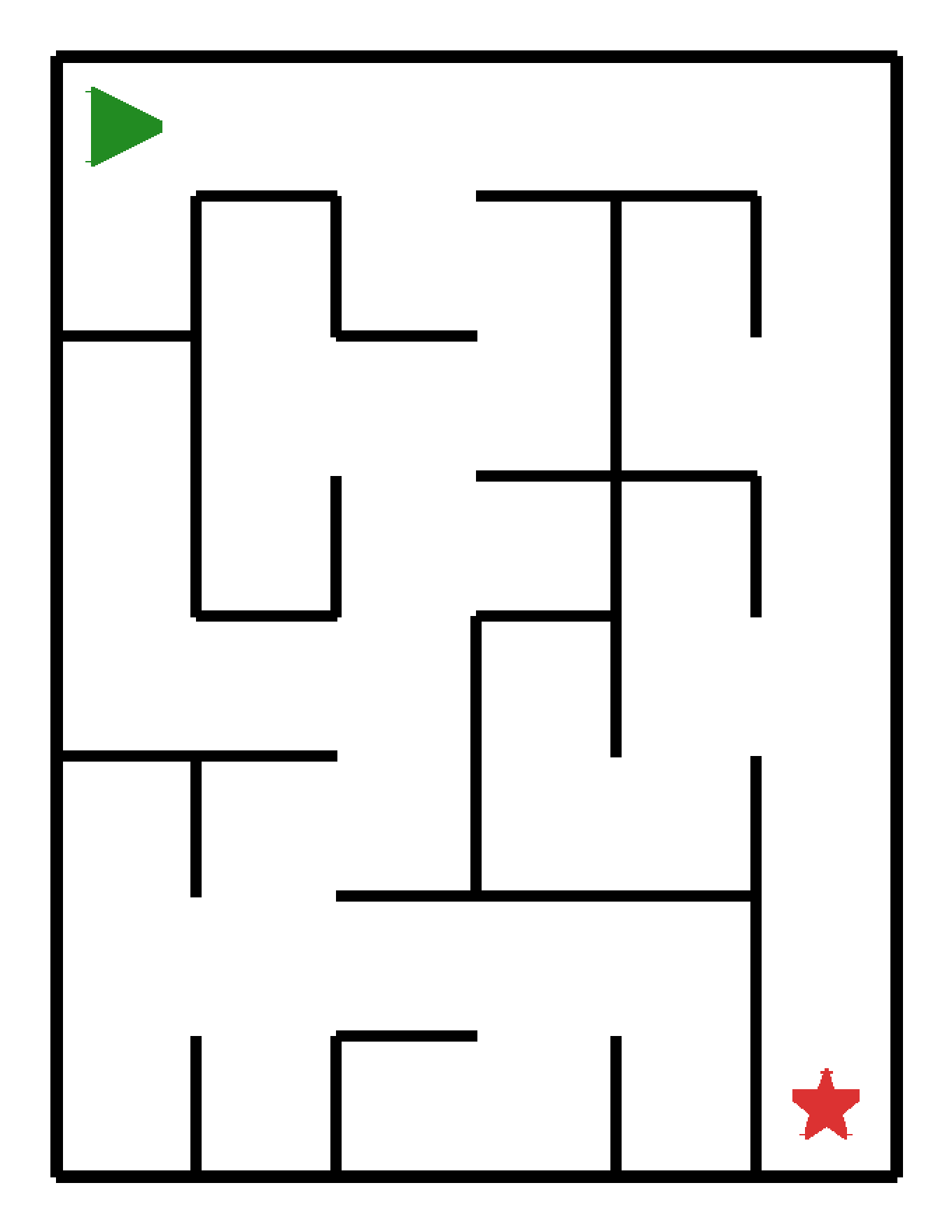 Labyrinth-Rätsel Labyrinth (mittel) für Kleinkinder aus der Kategorie Labyrinth - kostenlos ausdrucken