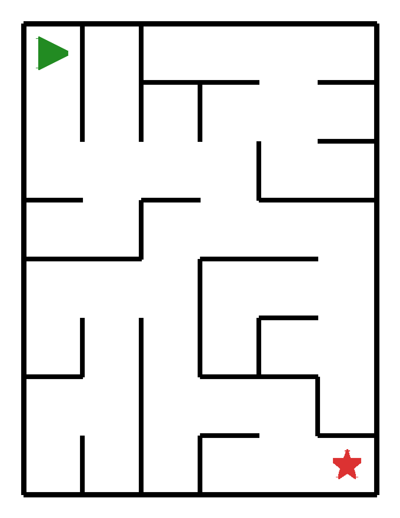 Labyrinth-Rätsel Labyrinth (mittel) für Kleinkinder aus der Kategorie Labyrinth - kostenlos ausdrucken