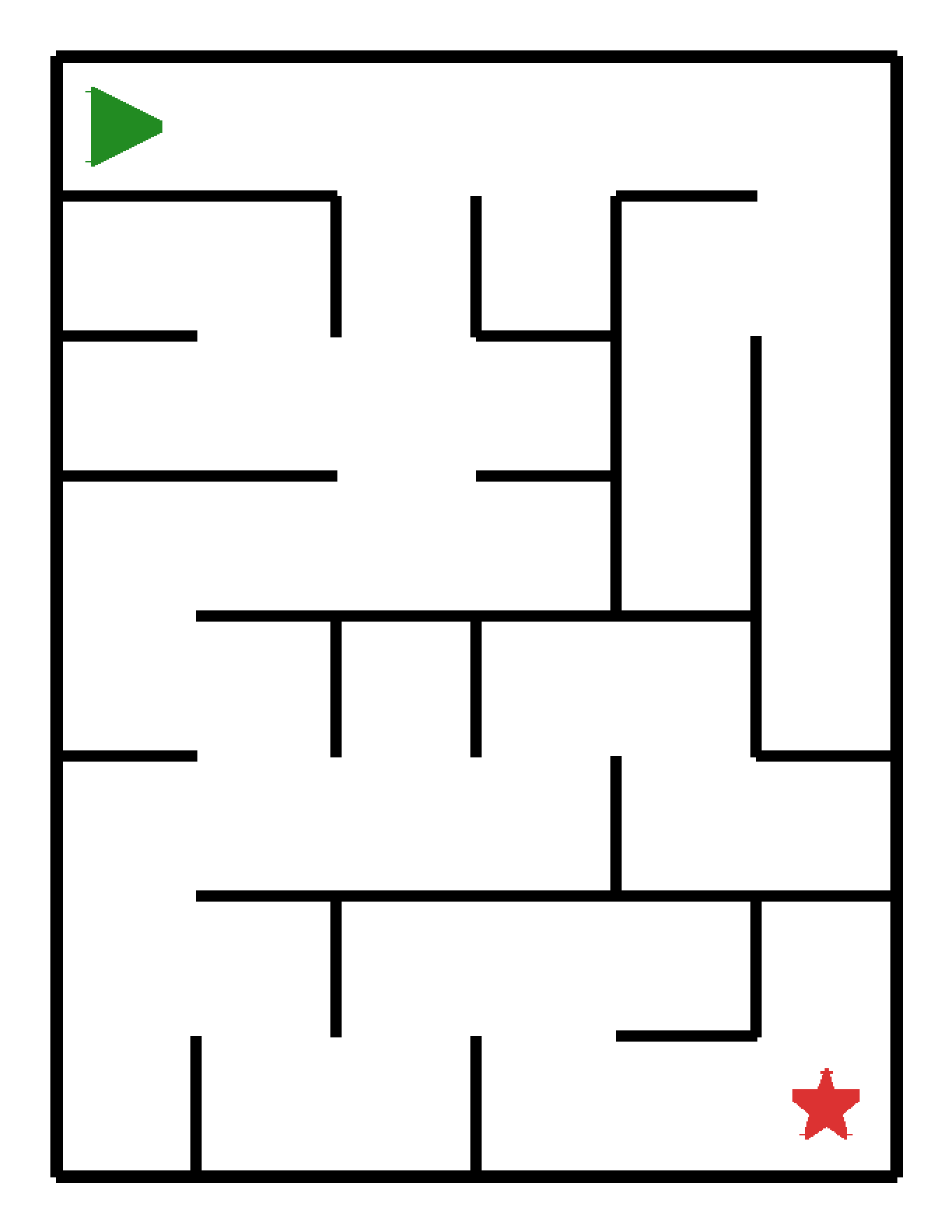 Labyrinth-Rätsel Labyrinth (mittel) für Kleinkinder aus der Kategorie Labyrinth - kostenlos ausdrucken