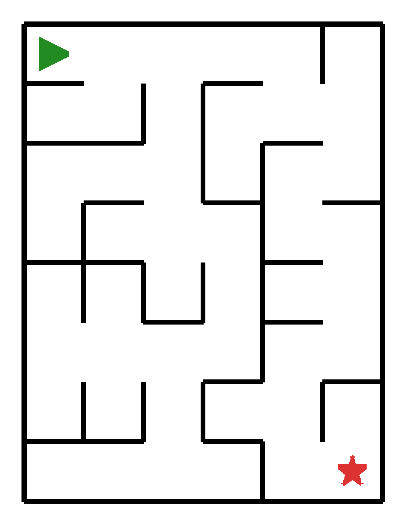 Labyrinth-Rätsel Labyrinth (mittel) für Kleinkinder aus der Kategorie Labyrinth - kostenlos ausdrucken