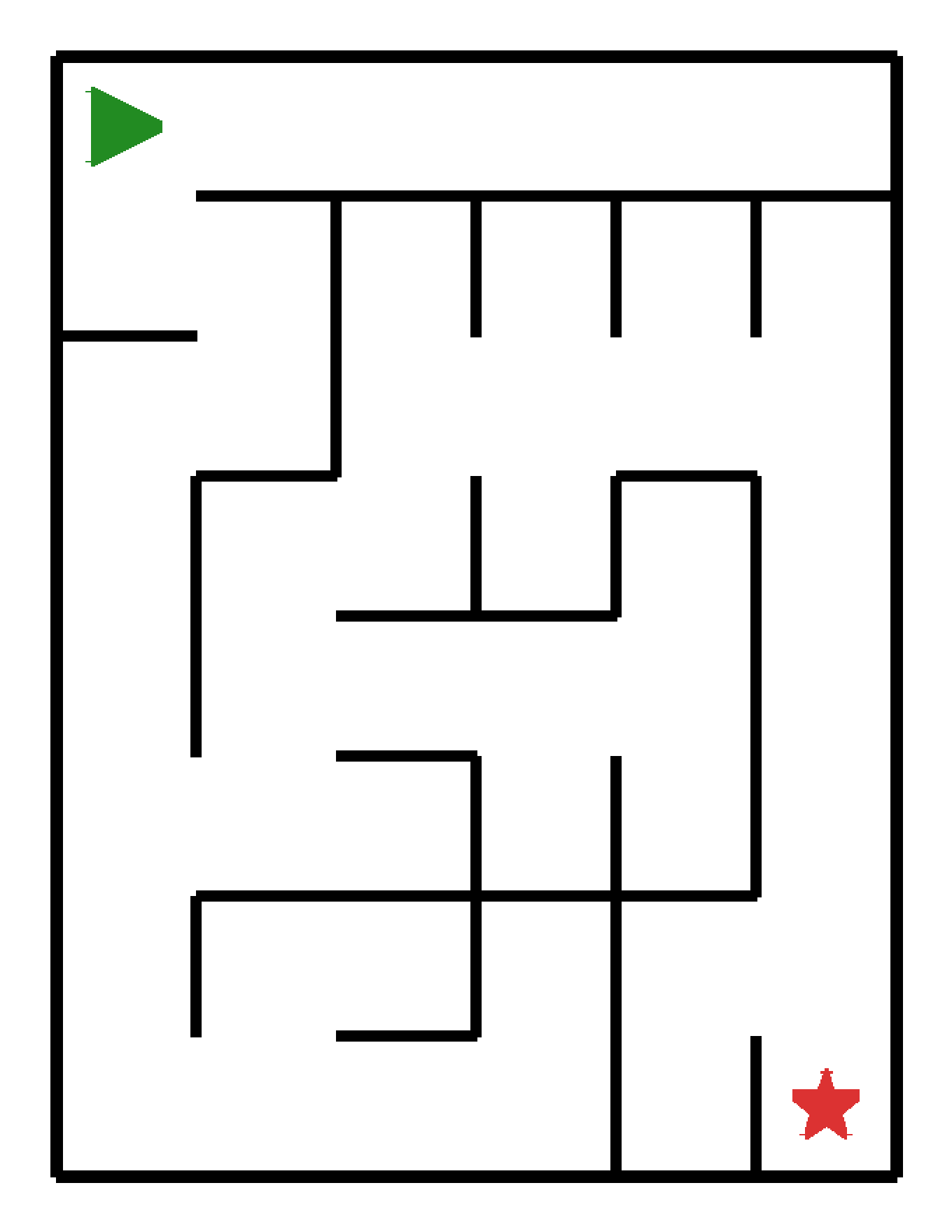 Labyrinth-Rätsel Labyrinth (mittel) für Kleinkinder aus der Kategorie Labyrinth - kostenlos ausdrucken