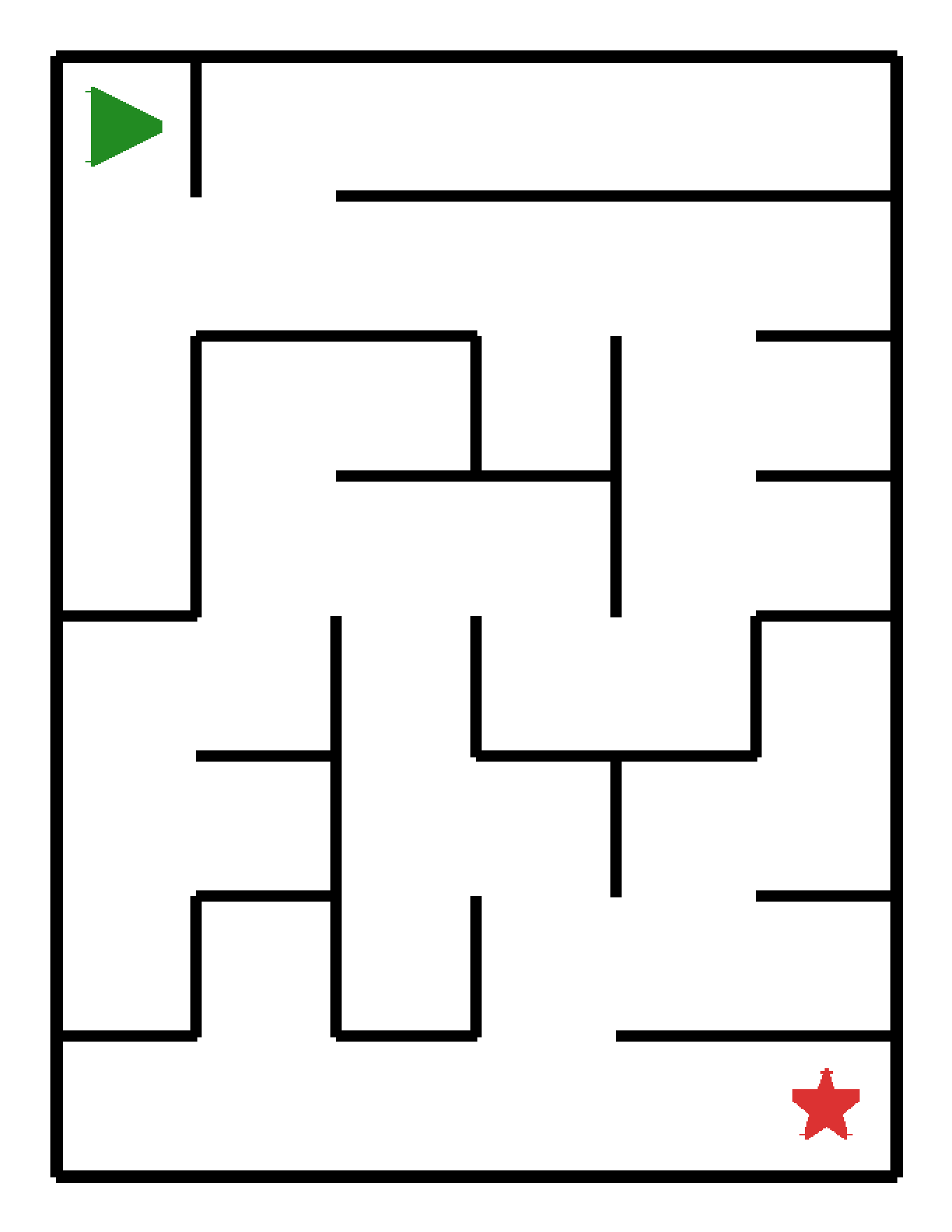 Labyrinth-Rätsel Labyrinth (mittel) für Kleinkinder aus der Kategorie Labyrinth - kostenlos ausdrucken