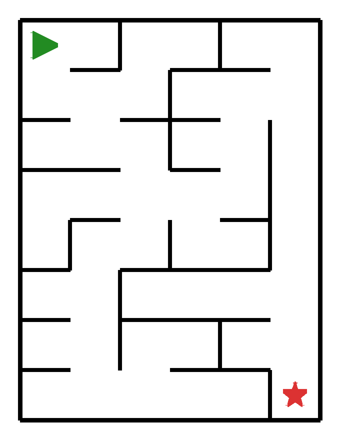 Labyrinth-Rätsel Labyrinth (mittel) für Kleinkinder aus der Kategorie Labyrinth - kostenlos ausdrucken