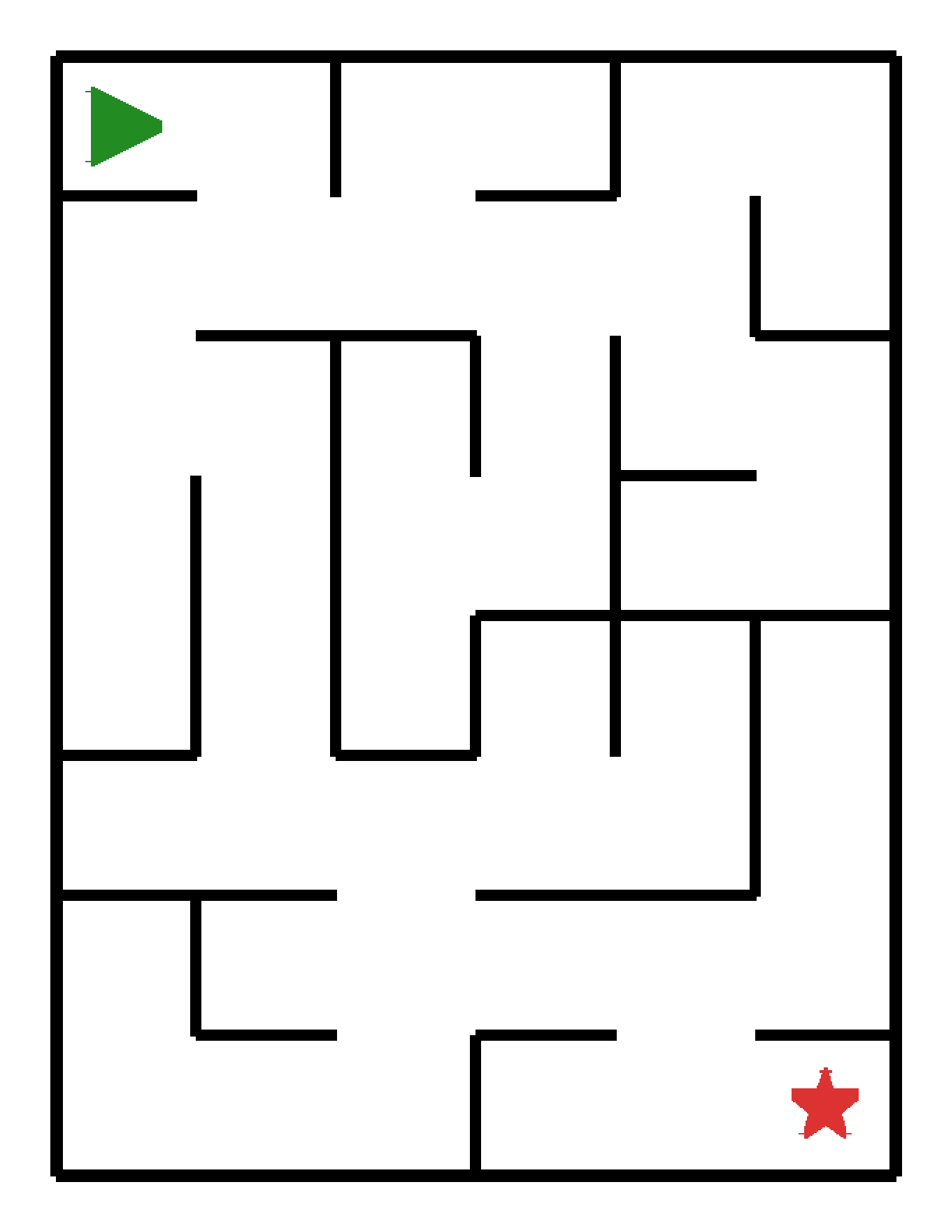 Labyrinth-Rätsel Labyrinth (mittel) für Kleinkinder aus der Kategorie Labyrinth - kostenlos ausdrucken