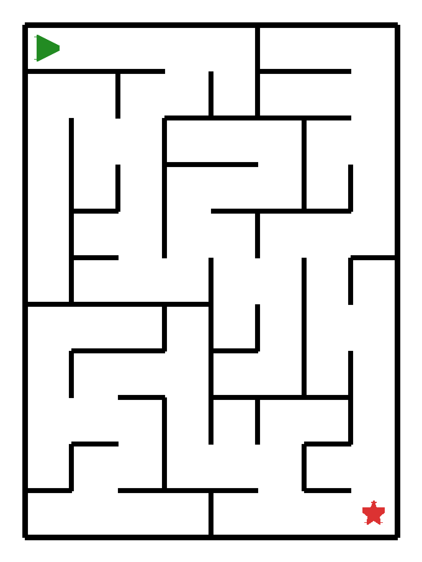 Labyrinth-Rätsel Labyrinth (schwer) für Kleinkinder aus der Kategorie Labyrinth - kostenlos ausdrucken