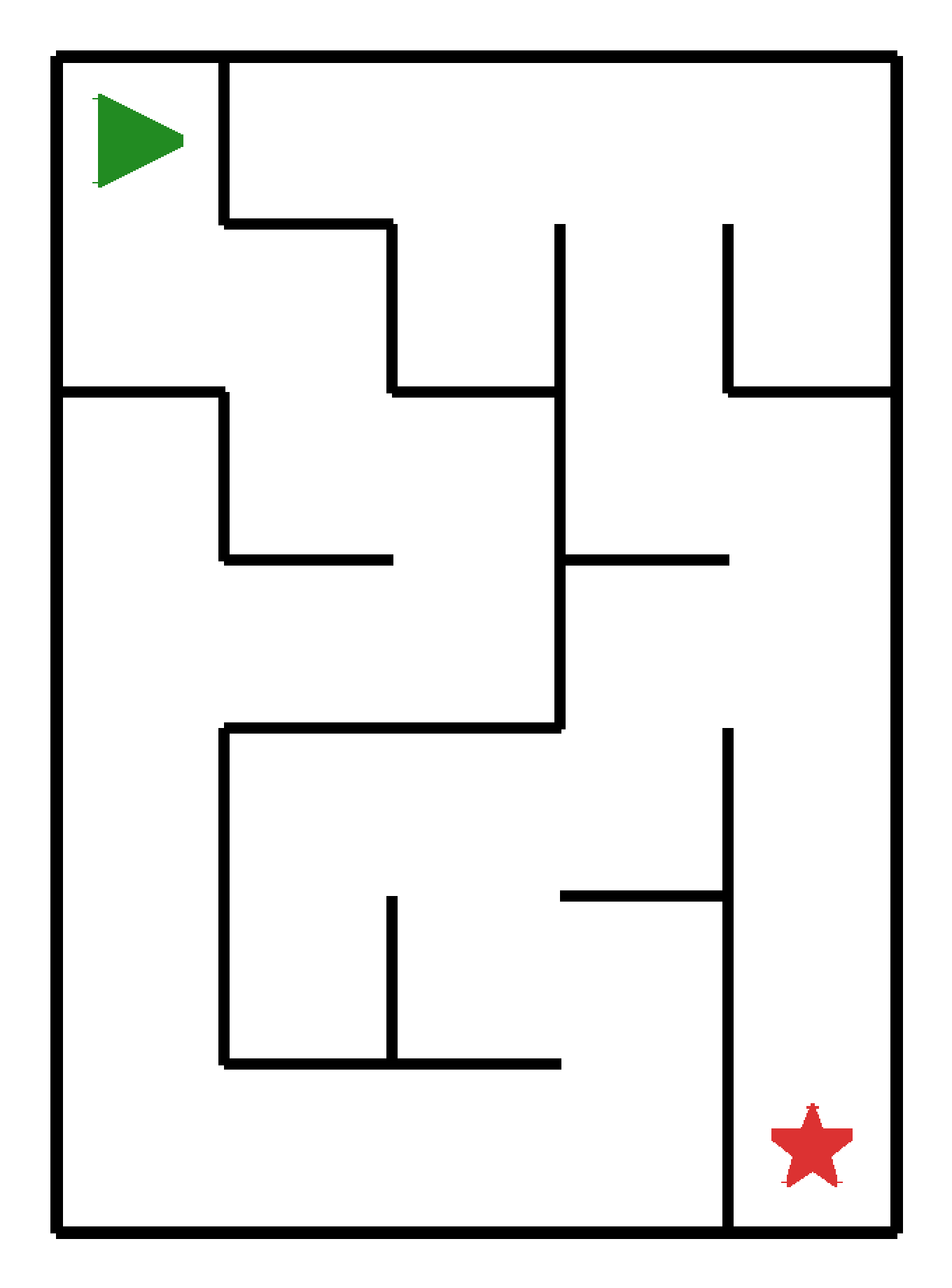 Labyrinth-Rätsel Labyrinth (leicht) für Kleinkinder aus der Kategorie Labyrinth - kostenlos ausdrucken