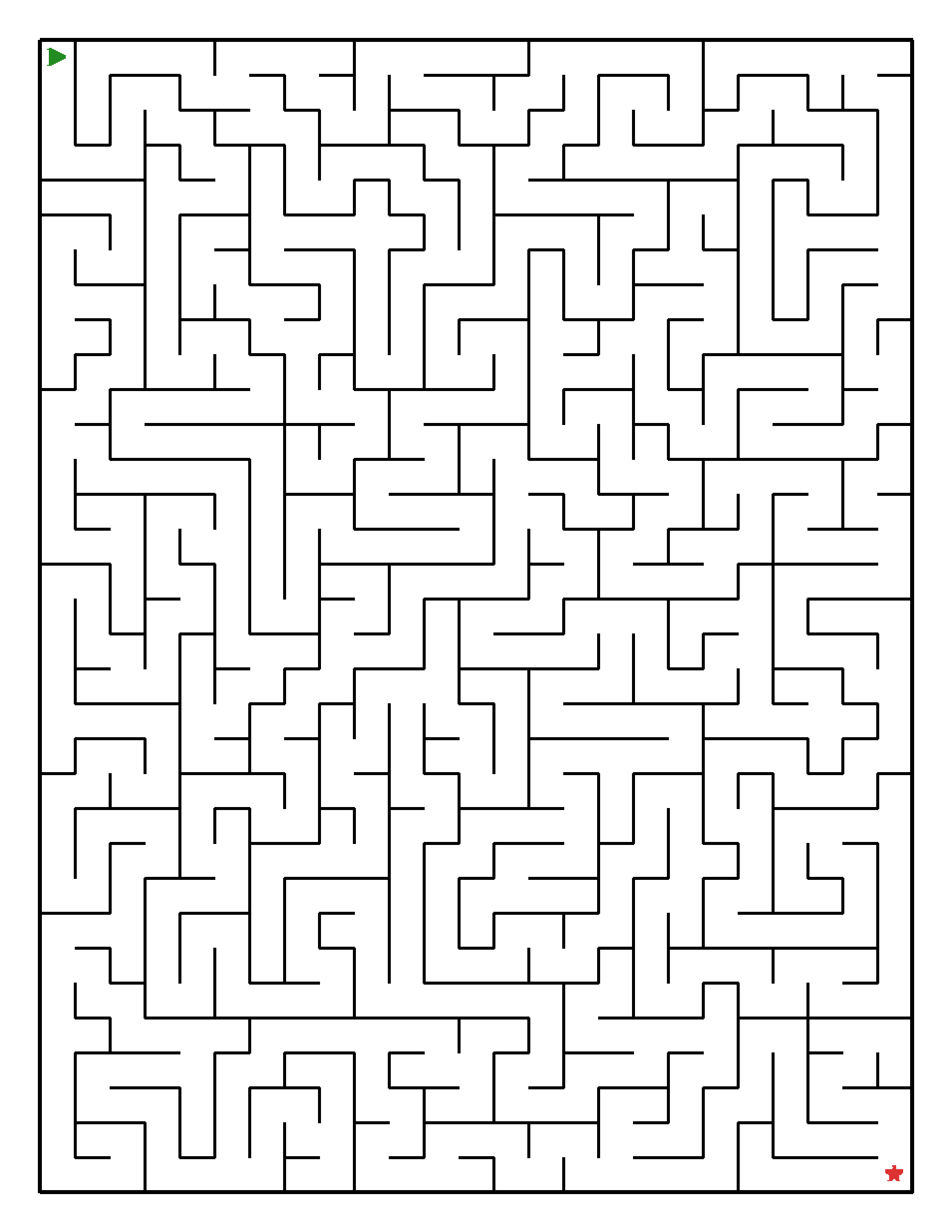 Labyrinth-Rätsel Labyrinth (leicht) für Teenager aus der Kategorie Labyrinth - kostenlos ausdrucken