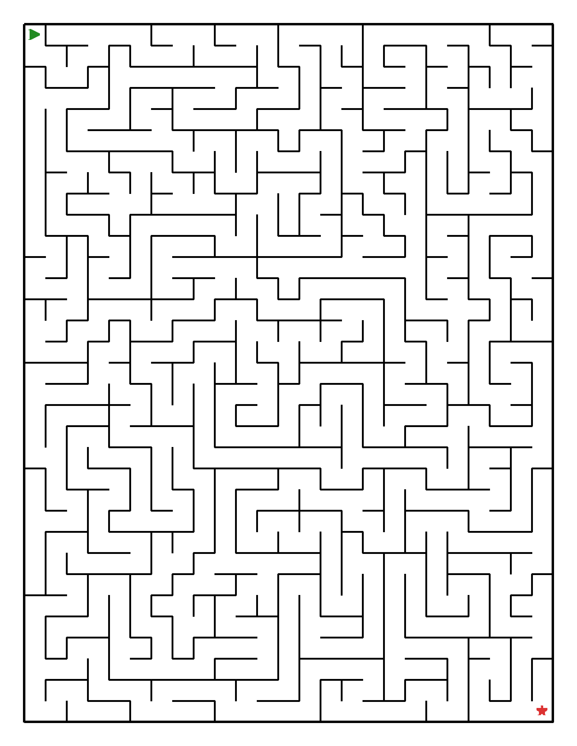 Labyrinth-Rätsel Labyrinth (leicht) für Teenager aus der Kategorie Labyrinth - kostenlos ausdrucken