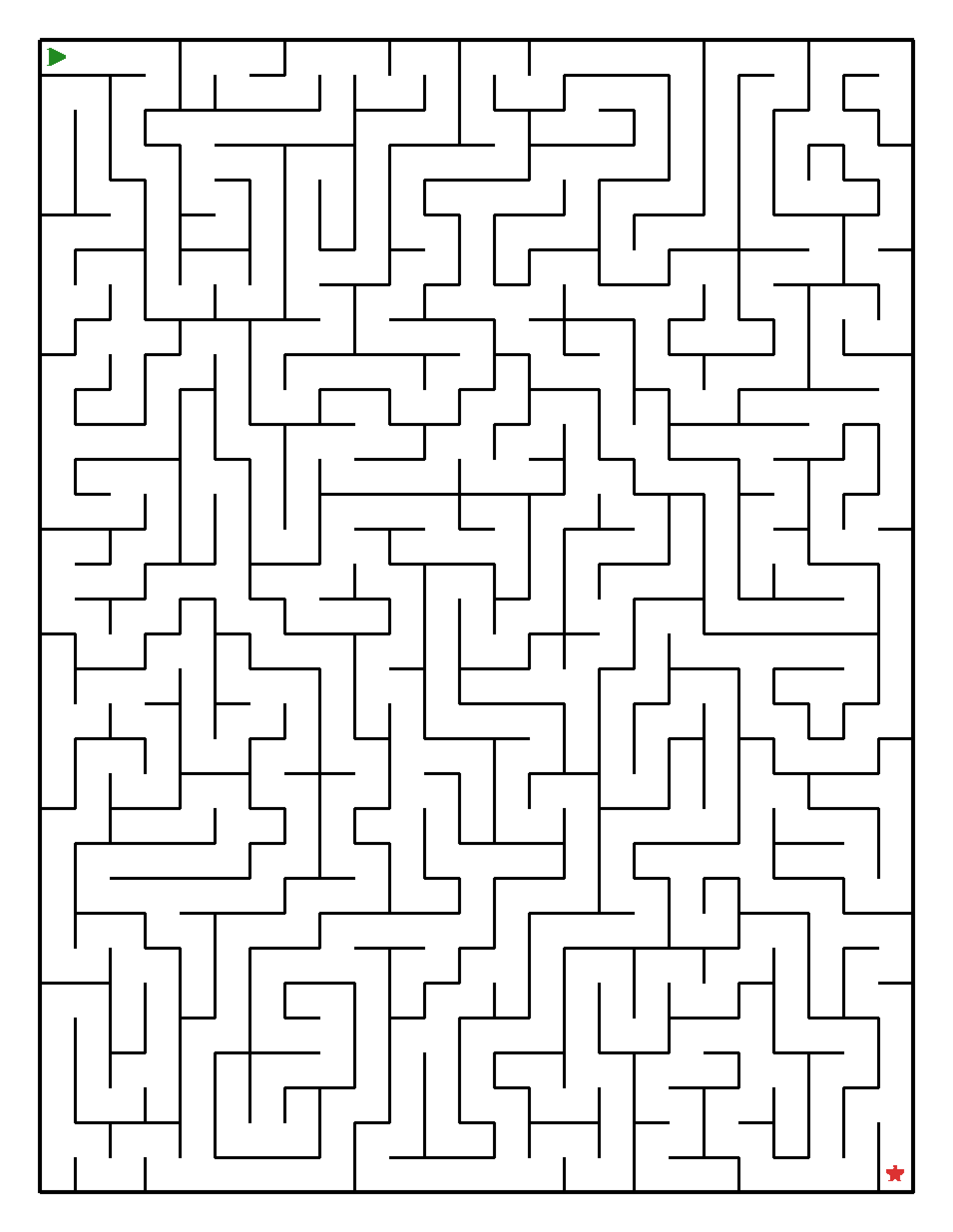 Labyrinth-Rätsel Labyrinth (leicht) für Teenager aus der Kategorie Labyrinth - kostenlos ausdrucken