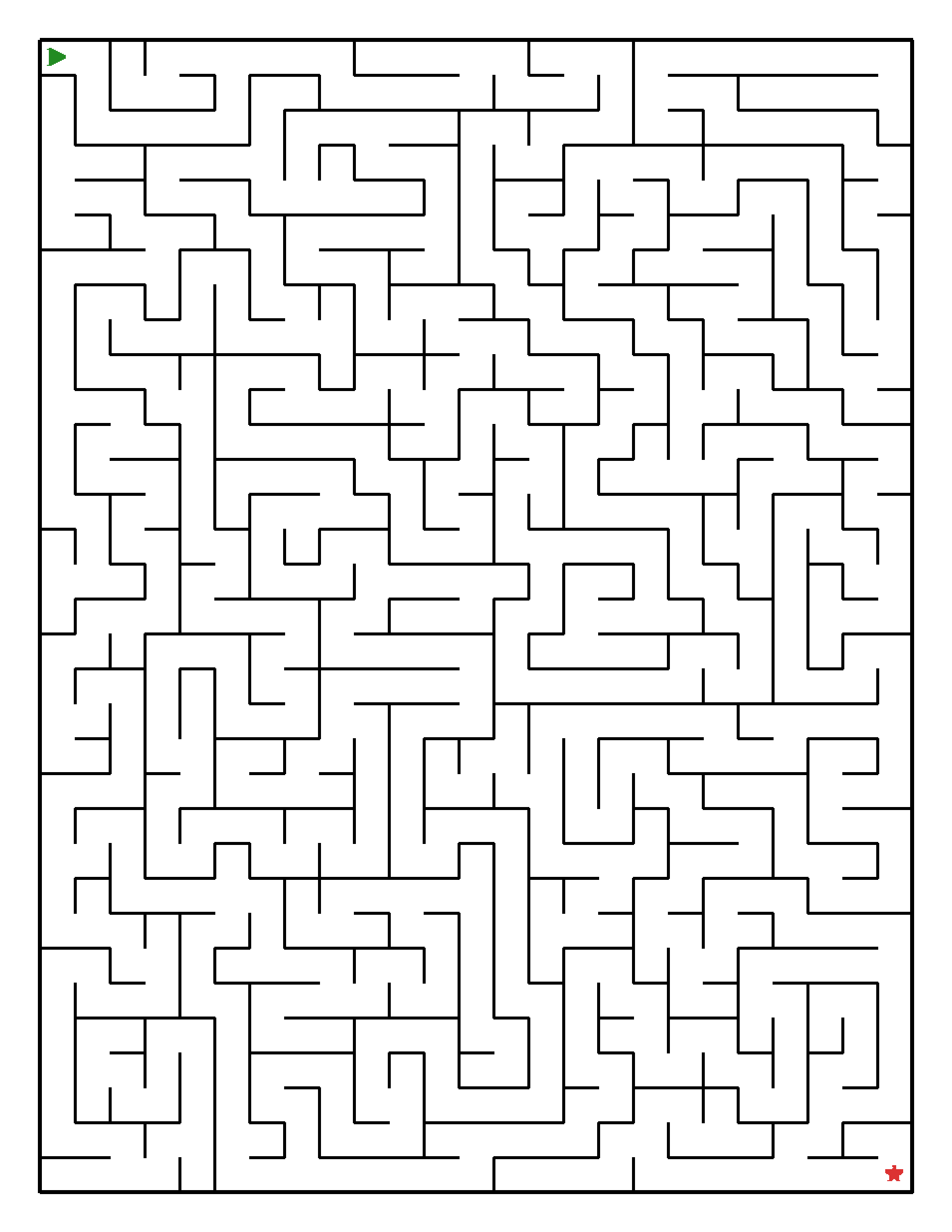 Labyrinth-Rätsel Labyrinth (leicht) für Teenager aus der Kategorie Labyrinth - kostenlos ausdrucken