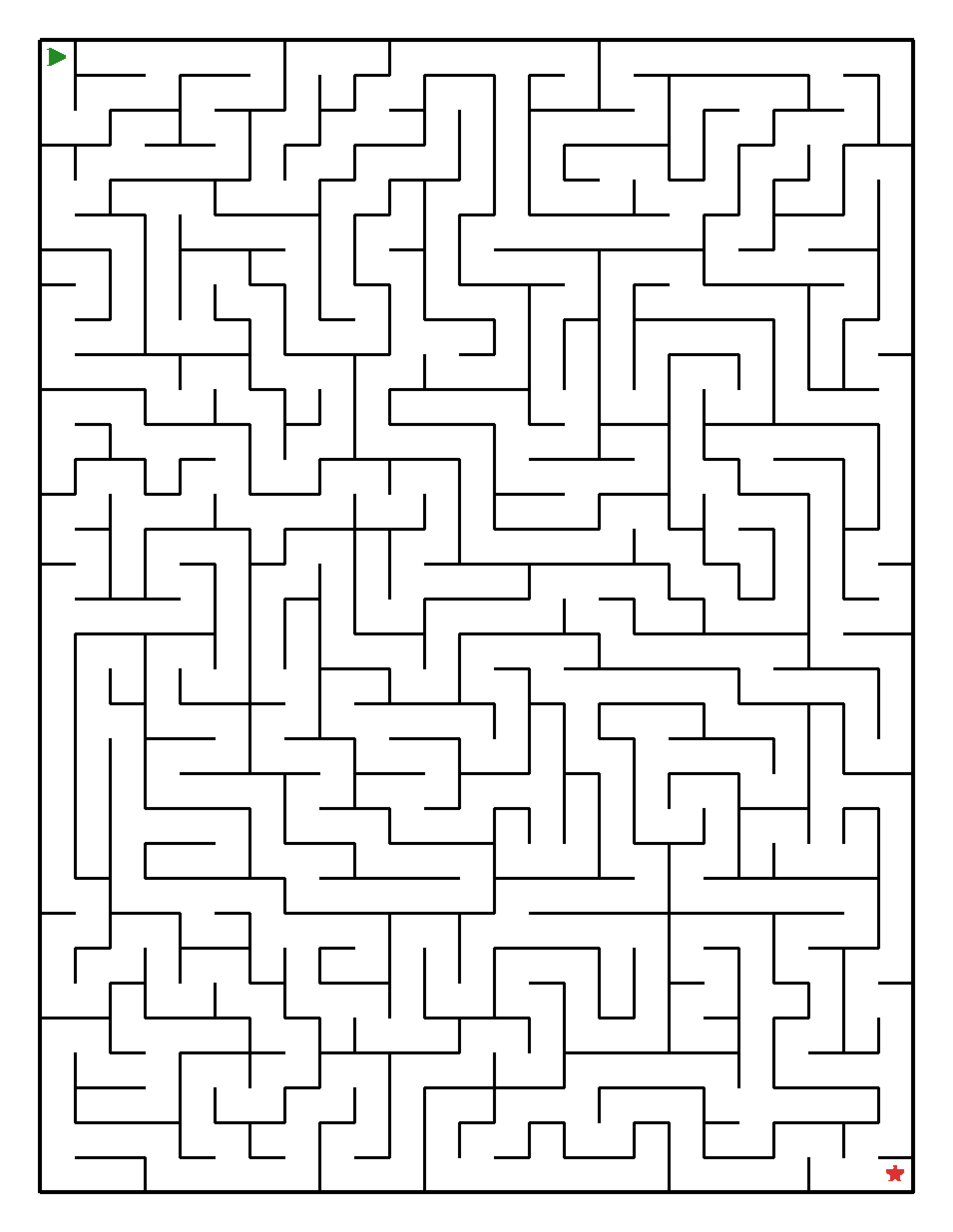 Labyrinth-Rätsel Labyrinth (leicht) für Teenager aus der Kategorie Labyrinth - kostenlos ausdrucken