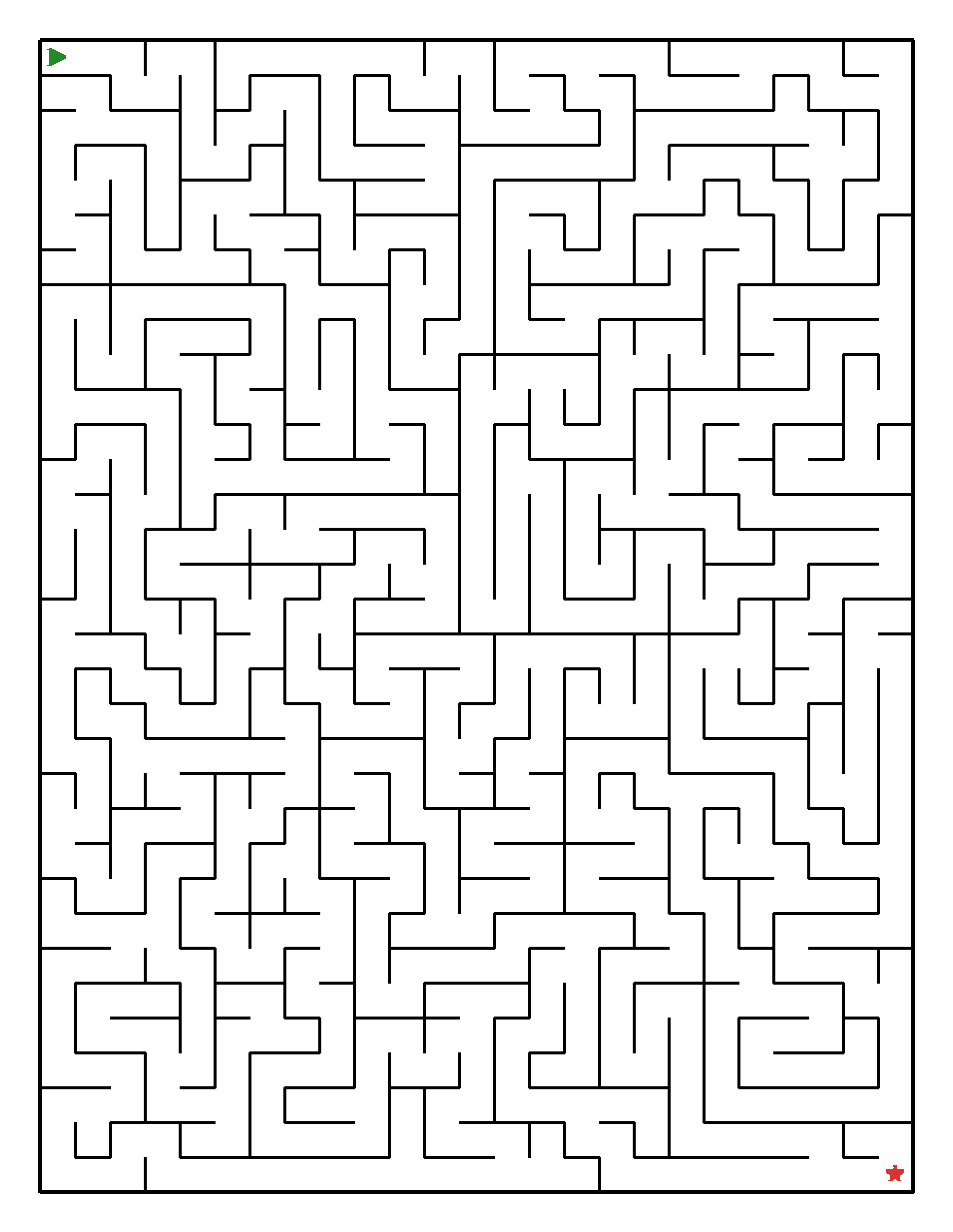 Labyrinth-Rätsel Labyrinth (leicht) für Teenager aus der Kategorie Labyrinth - kostenlos ausdrucken