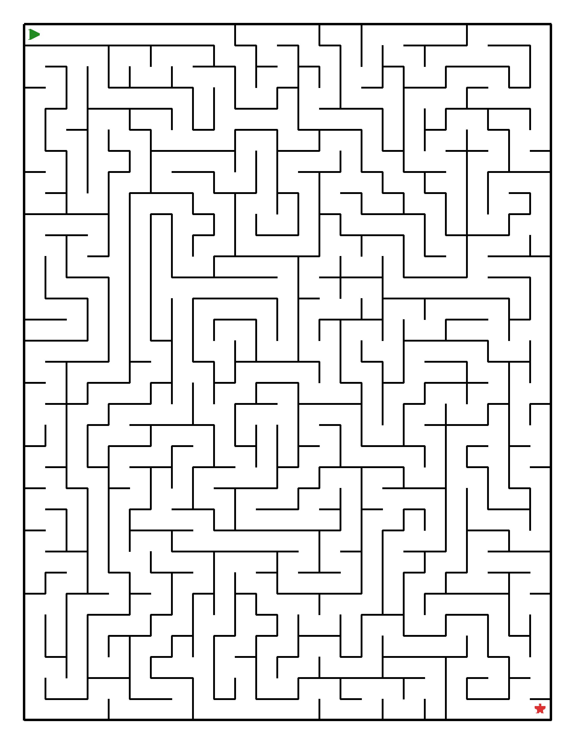 Labyrinth-Rätsel Labyrinth (leicht) für Teenager aus der Kategorie Labyrinth - kostenlos ausdrucken