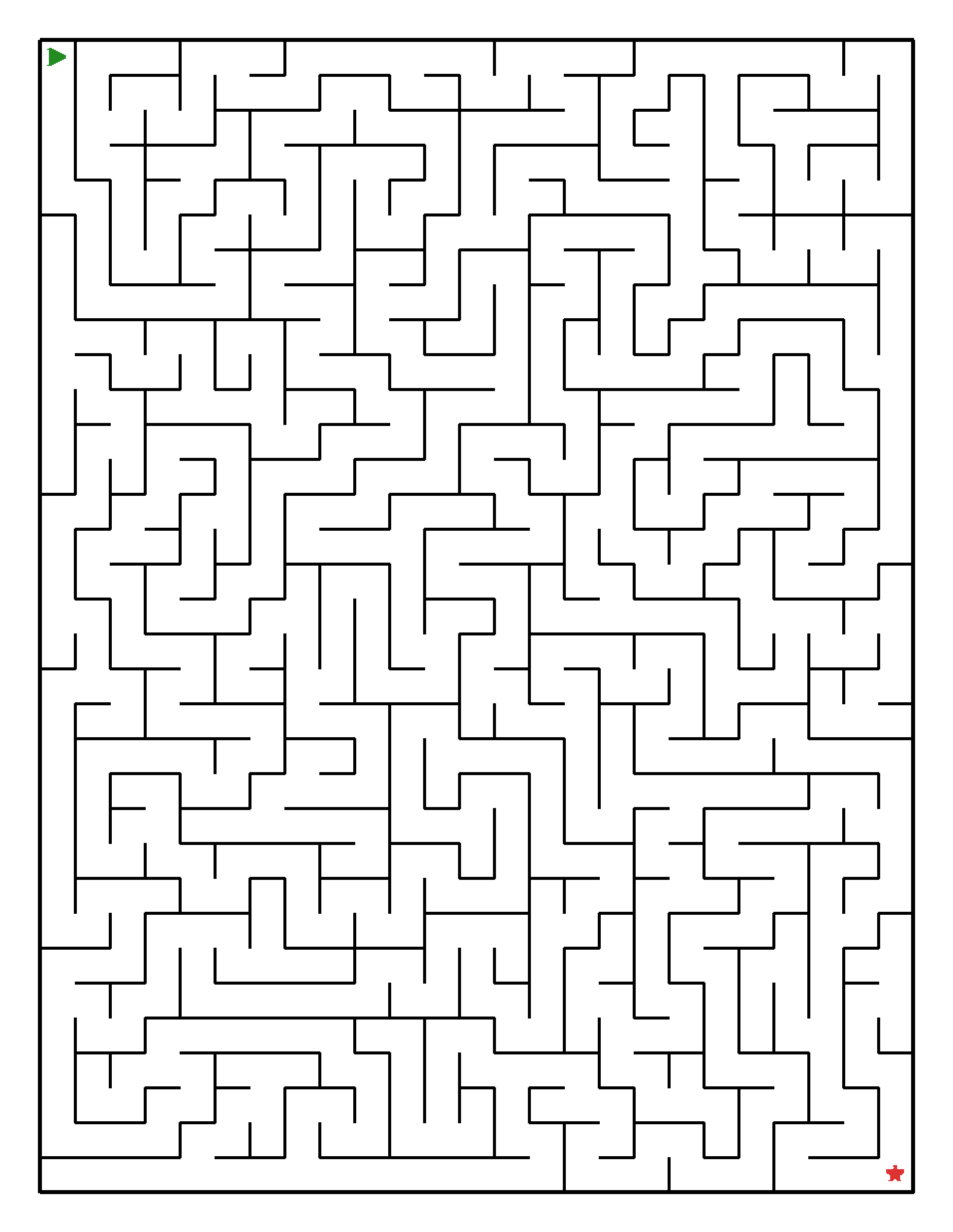 Labyrinth-Rätsel Labyrinth (leicht) für Teenager aus der Kategorie Labyrinth - kostenlos ausdrucken