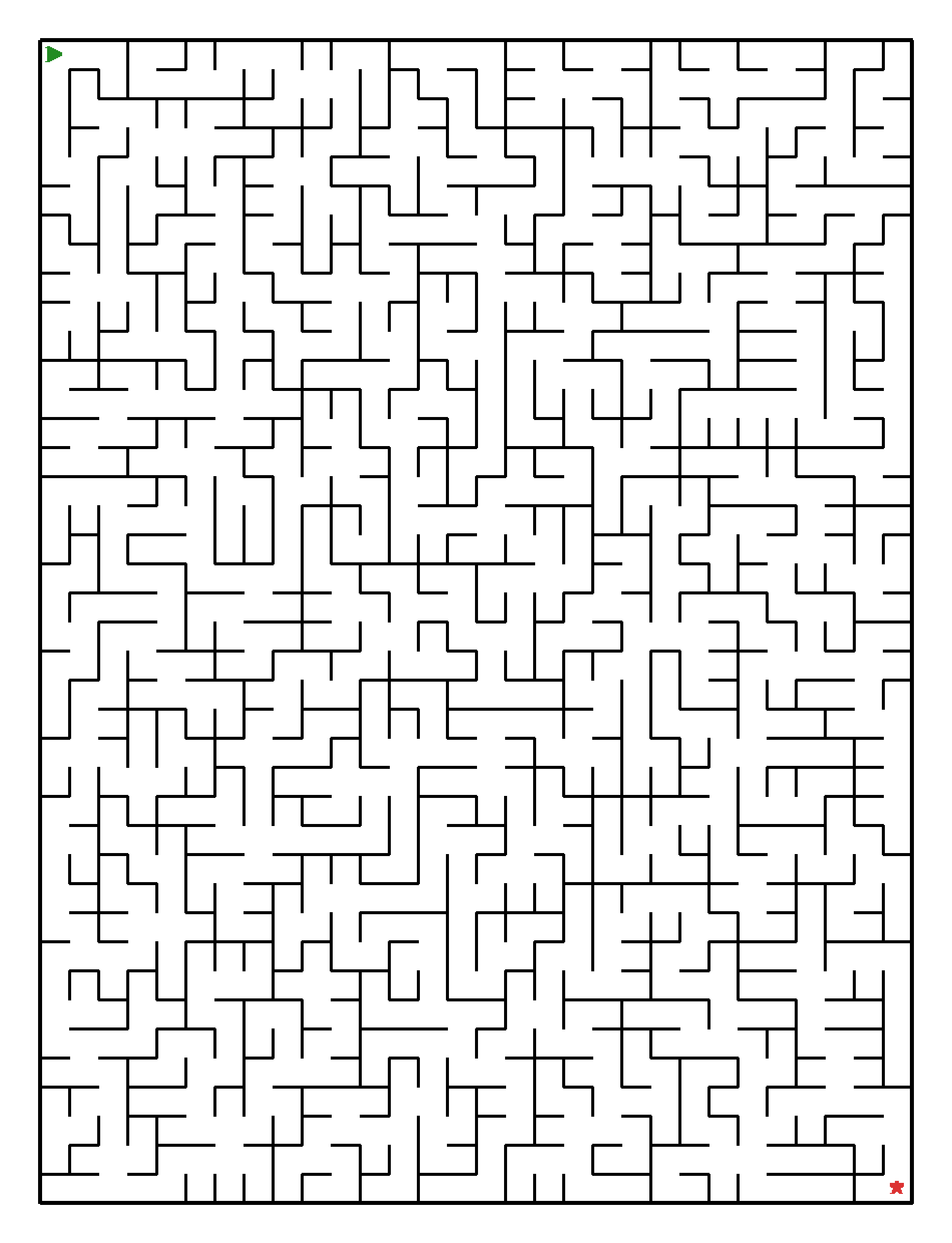 Labyrinth-Rätsel Labyrinth (mittel) für Teenager aus der Kategorie Labyrinth - kostenlos ausdrucken