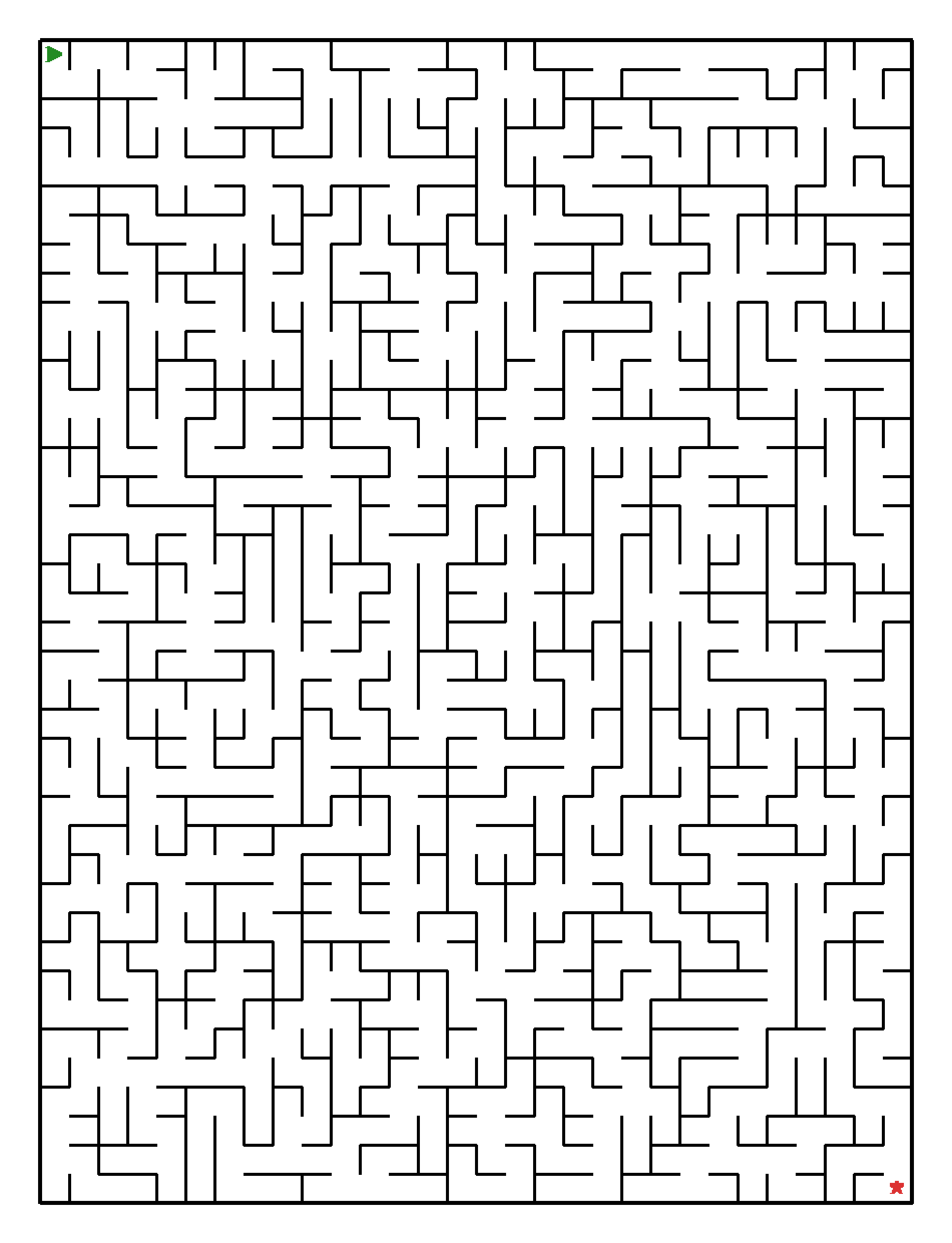 Labyrinth-Rätsel Labyrinth (mittel) für Teenager aus der Kategorie Labyrinth - kostenlos ausdrucken