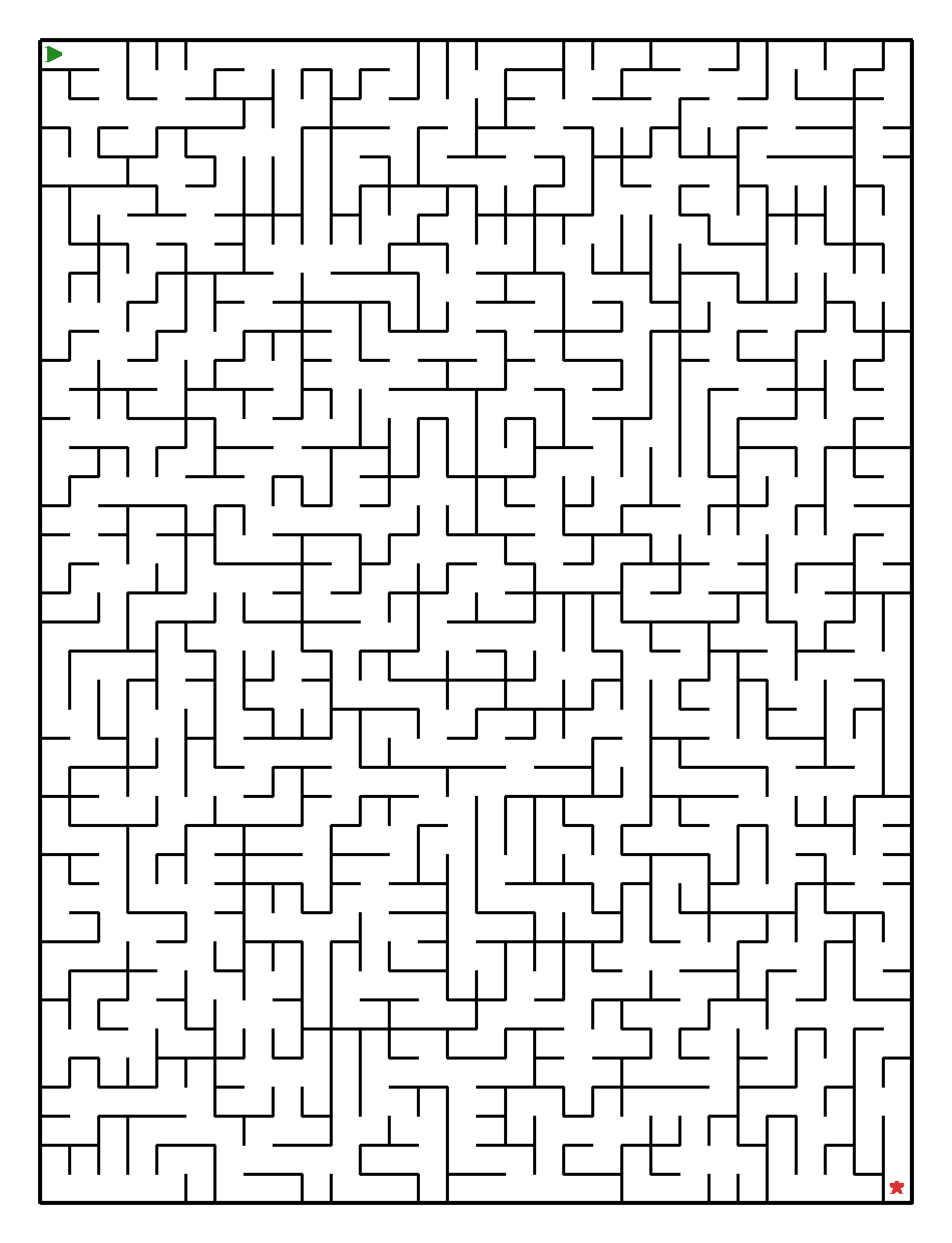 Labyrinth-Rätsel Labyrinth (mittel) für Teenager aus der Kategorie Labyrinth - kostenlos ausdrucken