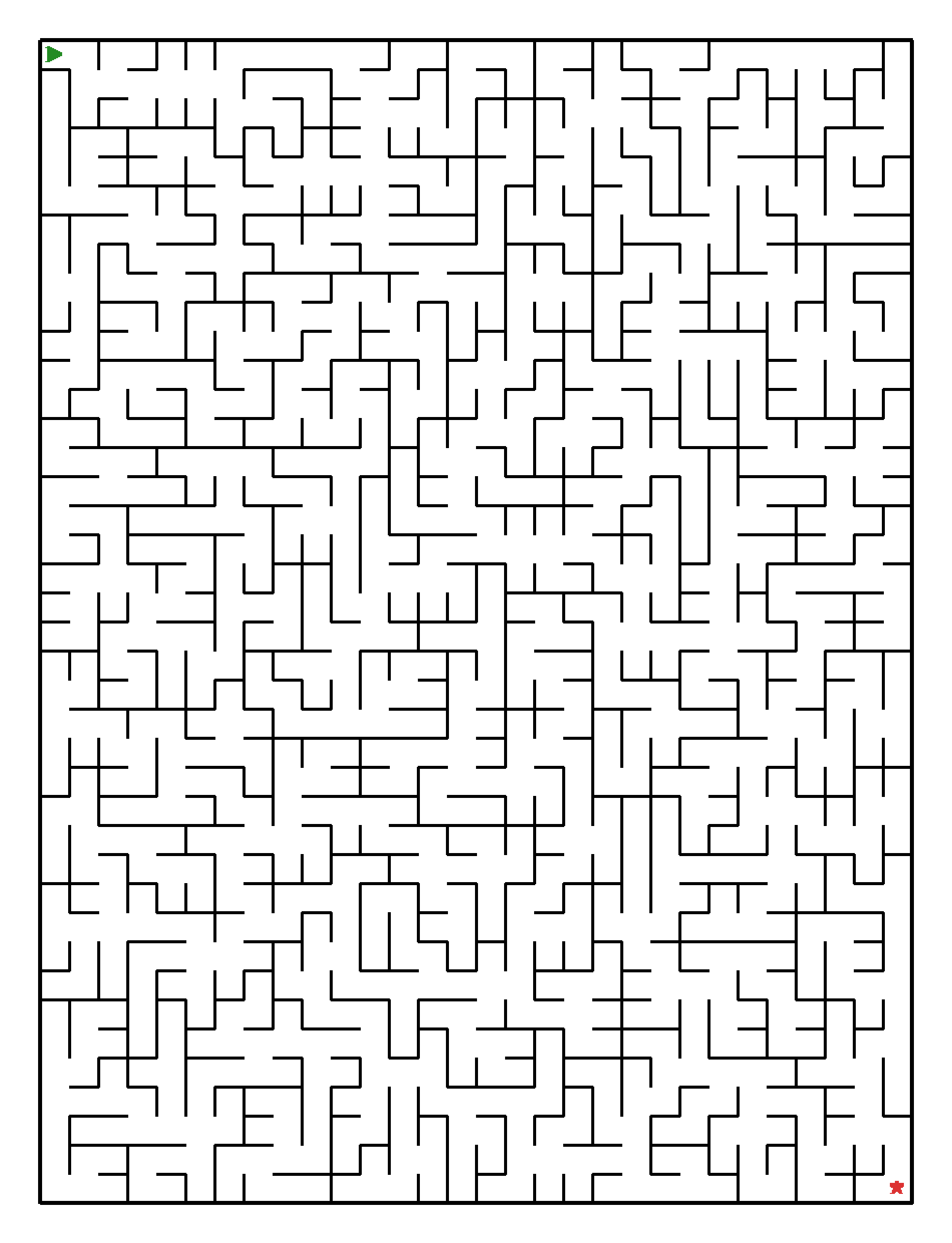 Labyrinth-Rätsel Labyrinth (mittel) für Teenager aus der Kategorie Labyrinth - kostenlos ausdrucken