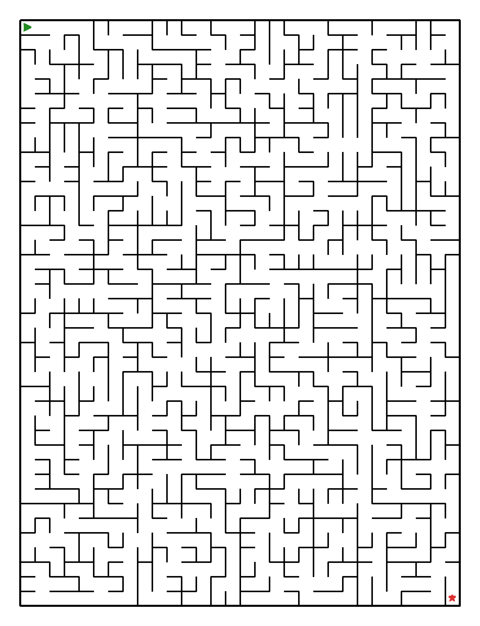 Labyrinth-Rätsel Labyrinth (mittel) für Teenager aus der Kategorie Labyrinth - kostenlos ausdrucken