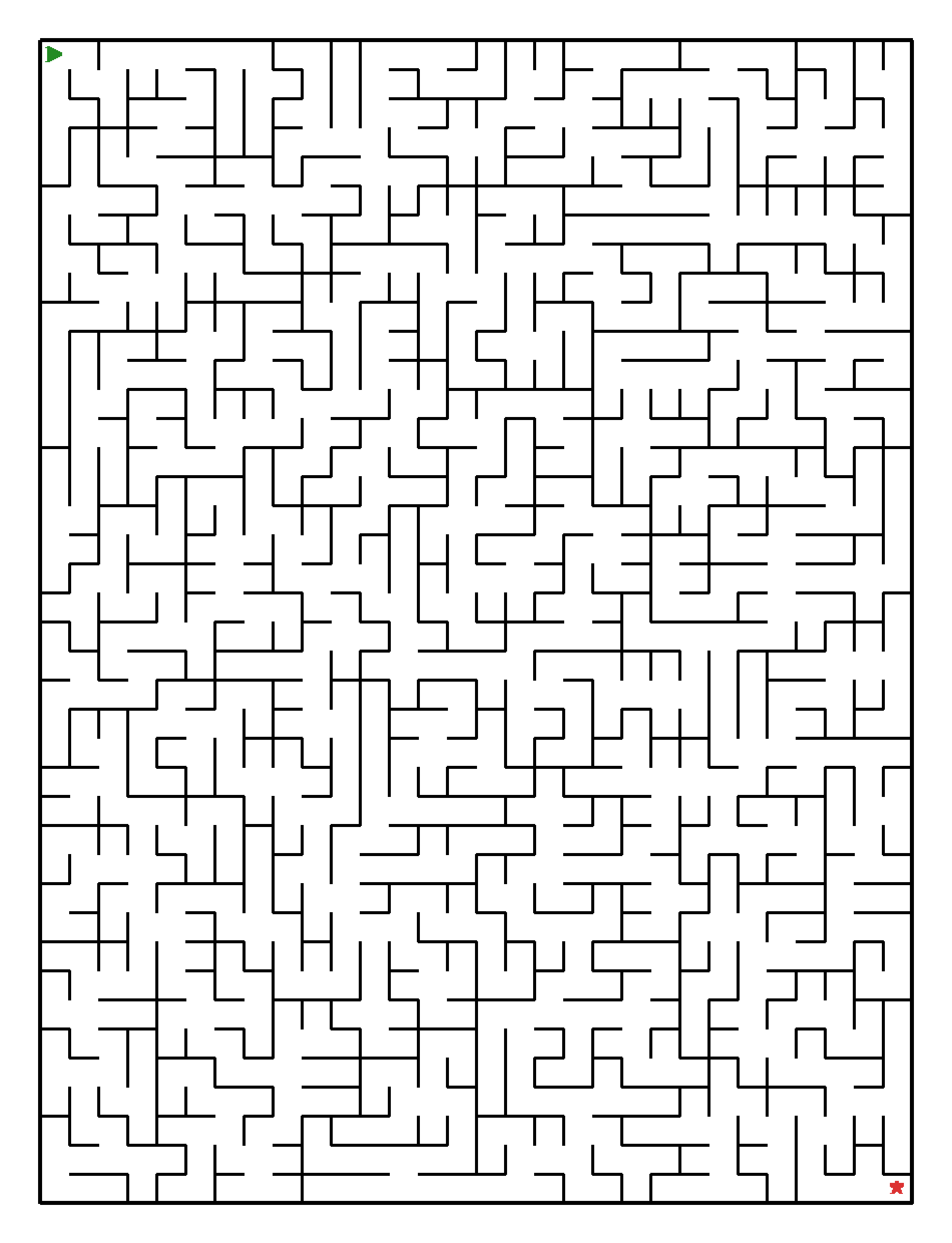 Labyrinth-Rätsel Labyrinth (mittel) für Teenager aus der Kategorie Labyrinth - kostenlos ausdrucken