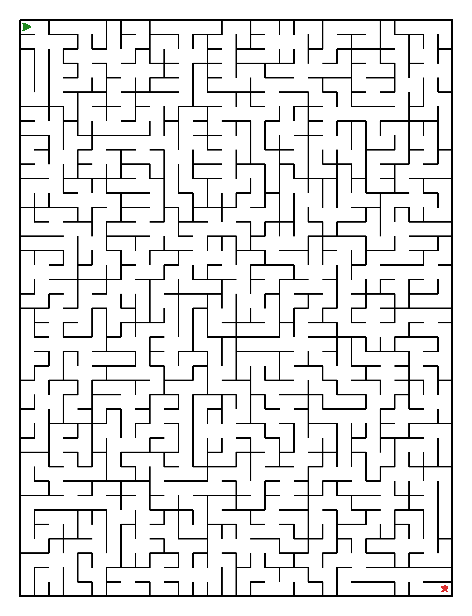 Labyrinth-Rätsel Labyrinth (mittel) für Teenager aus der Kategorie Labyrinth - kostenlos ausdrucken