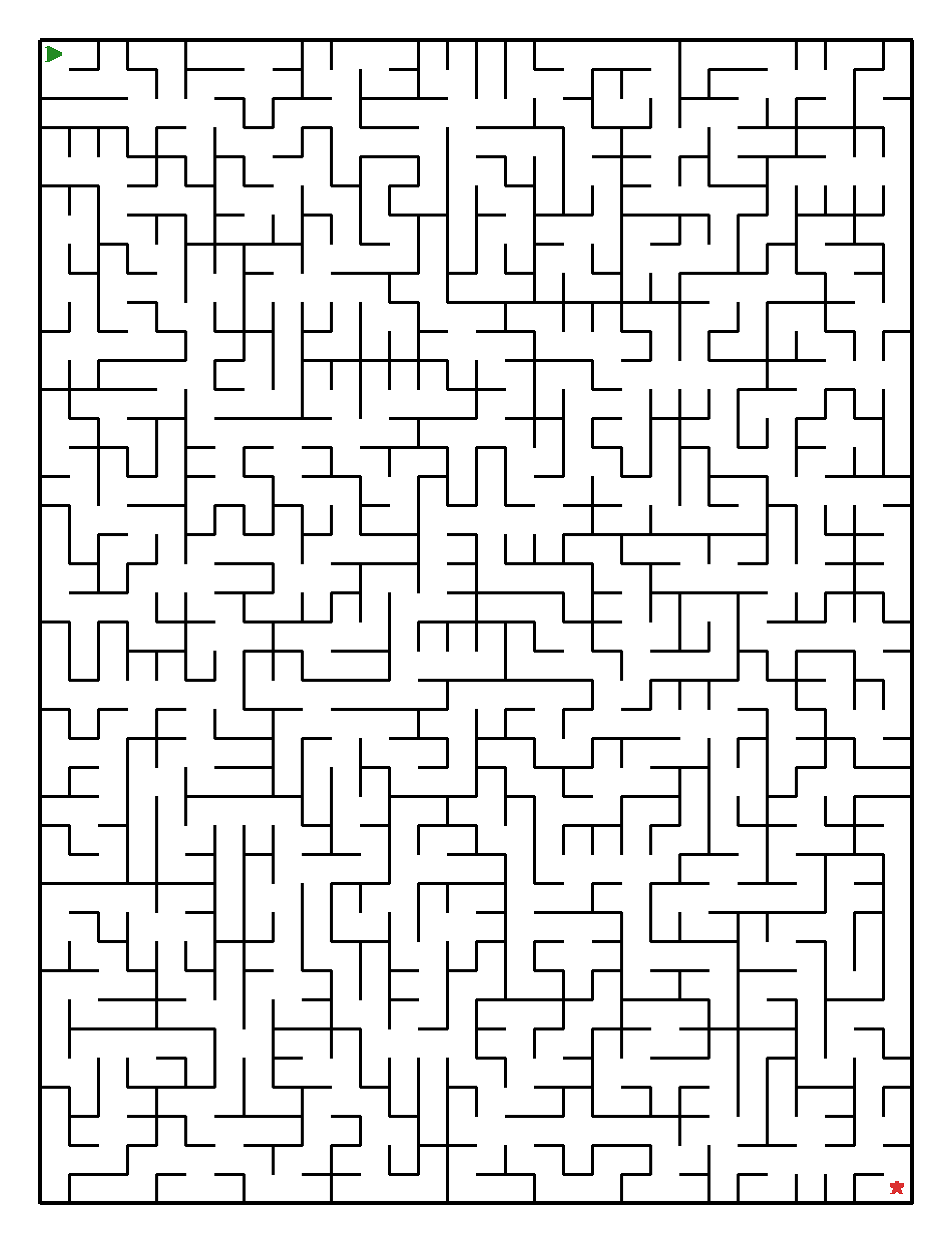 Labyrinth-Rätsel Labyrinth (mittel) für Teenager aus der Kategorie Labyrinth - kostenlos ausdrucken