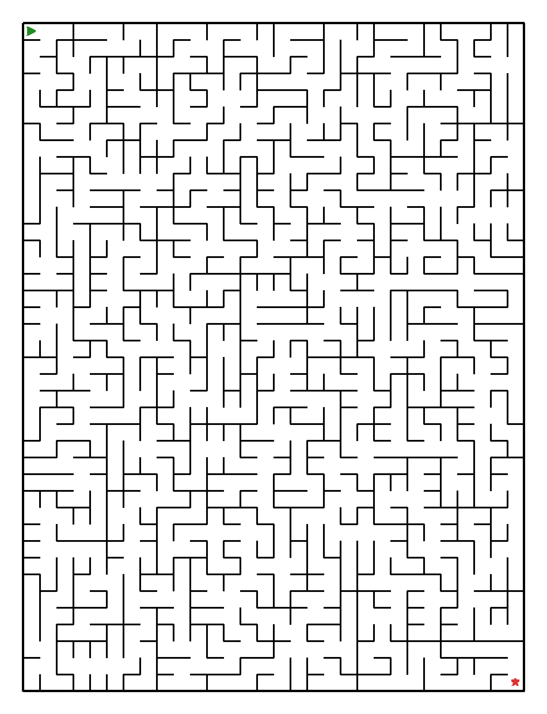 Labyrinth-Rätsel Labyrinth (mittel) für Teenager aus der Kategorie Labyrinth - kostenlos ausdrucken