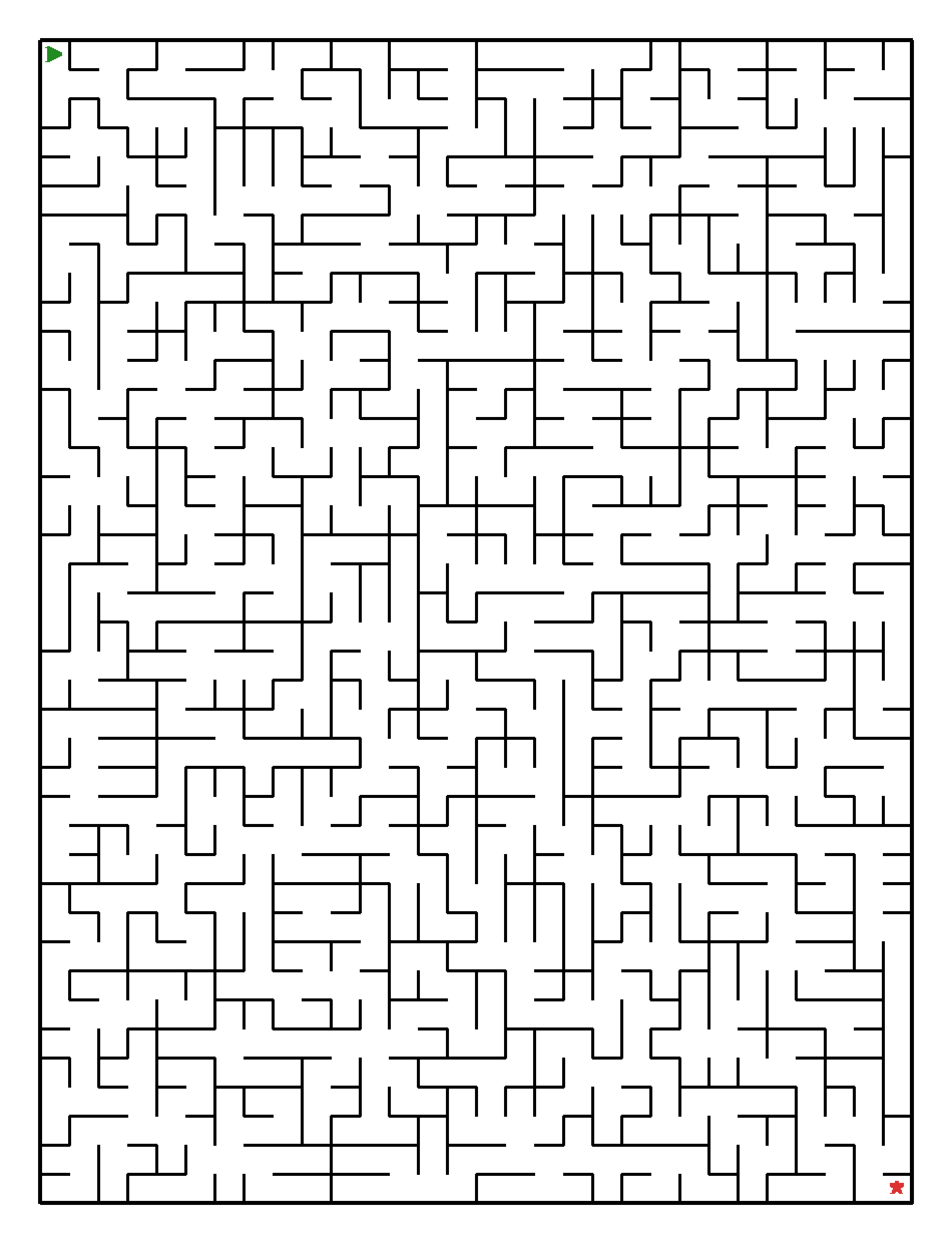 Labyrinth-Rätsel Labyrinth (mittel) für Teenager aus der Kategorie Labyrinth - kostenlos ausdrucken