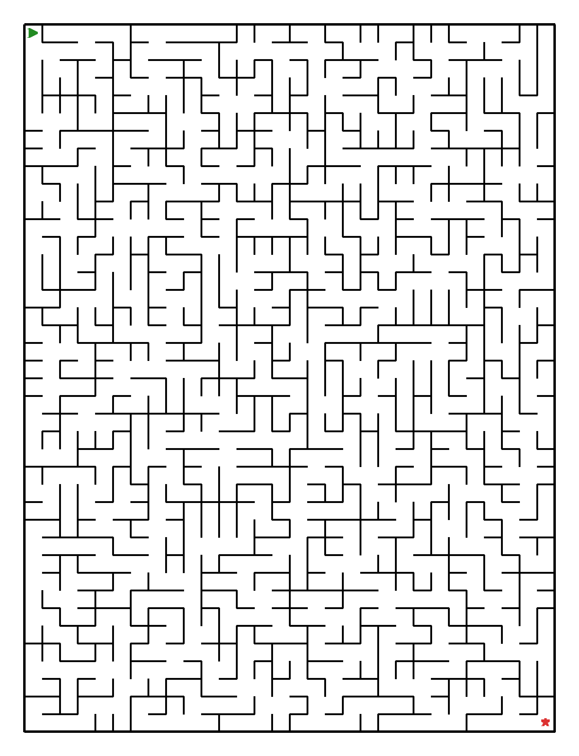 Labyrinth-Rätsel Labyrinth (mittel) für Teenager aus der Kategorie Labyrinth - kostenlos ausdrucken